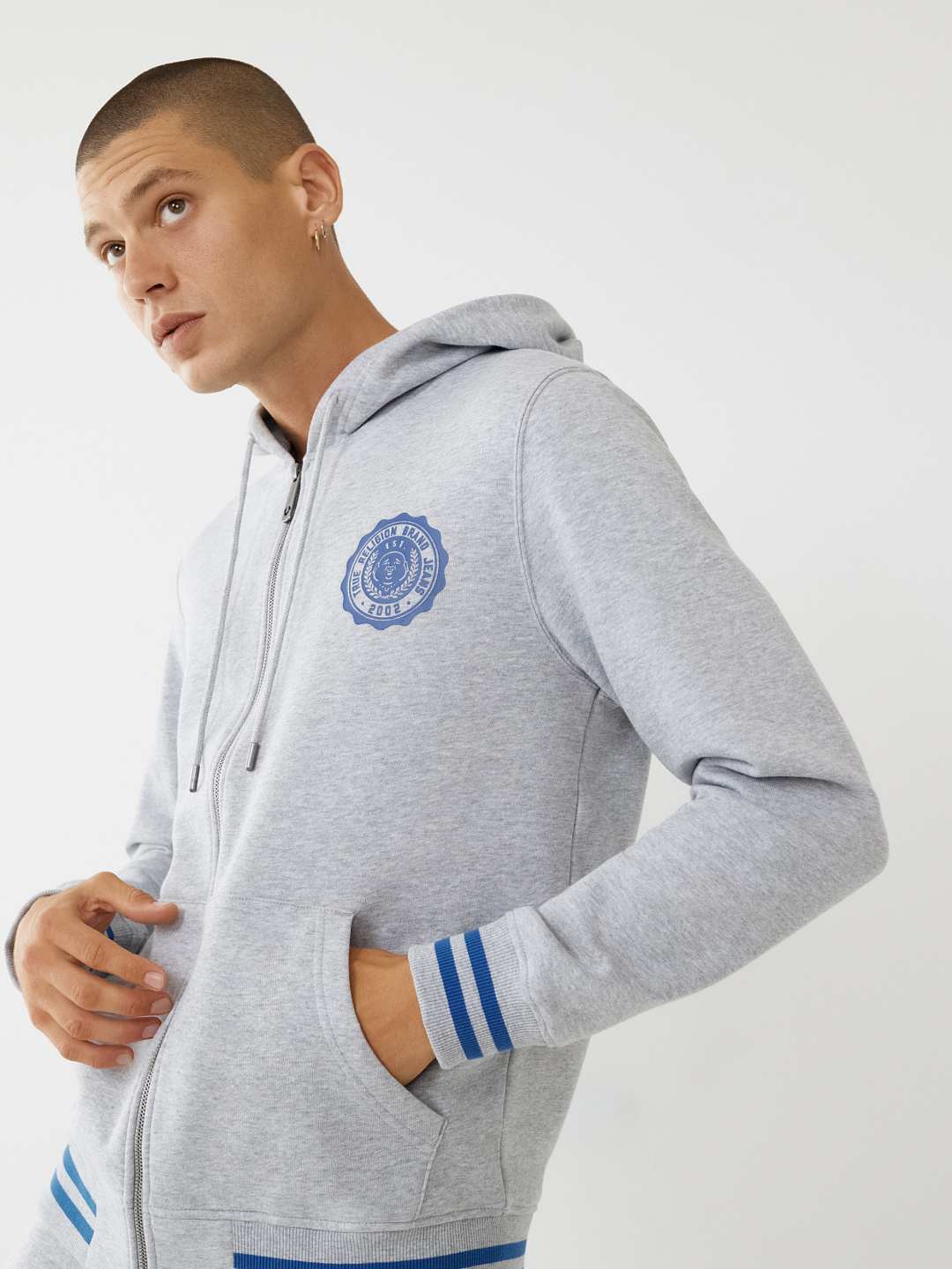 LOGO ZIP HOODIE, image 2