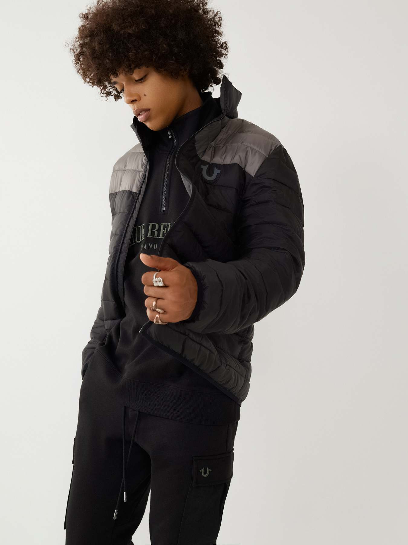 True religion puffer store coat