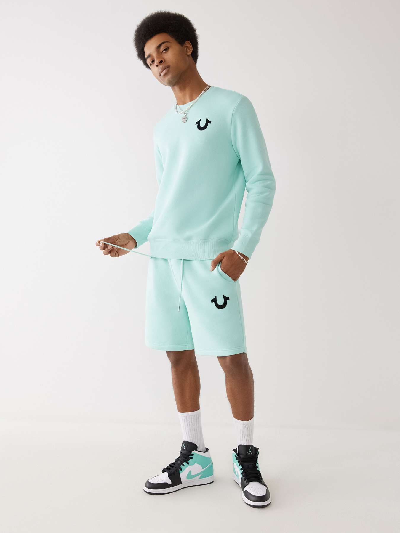 LOGO SWEAT SHORT