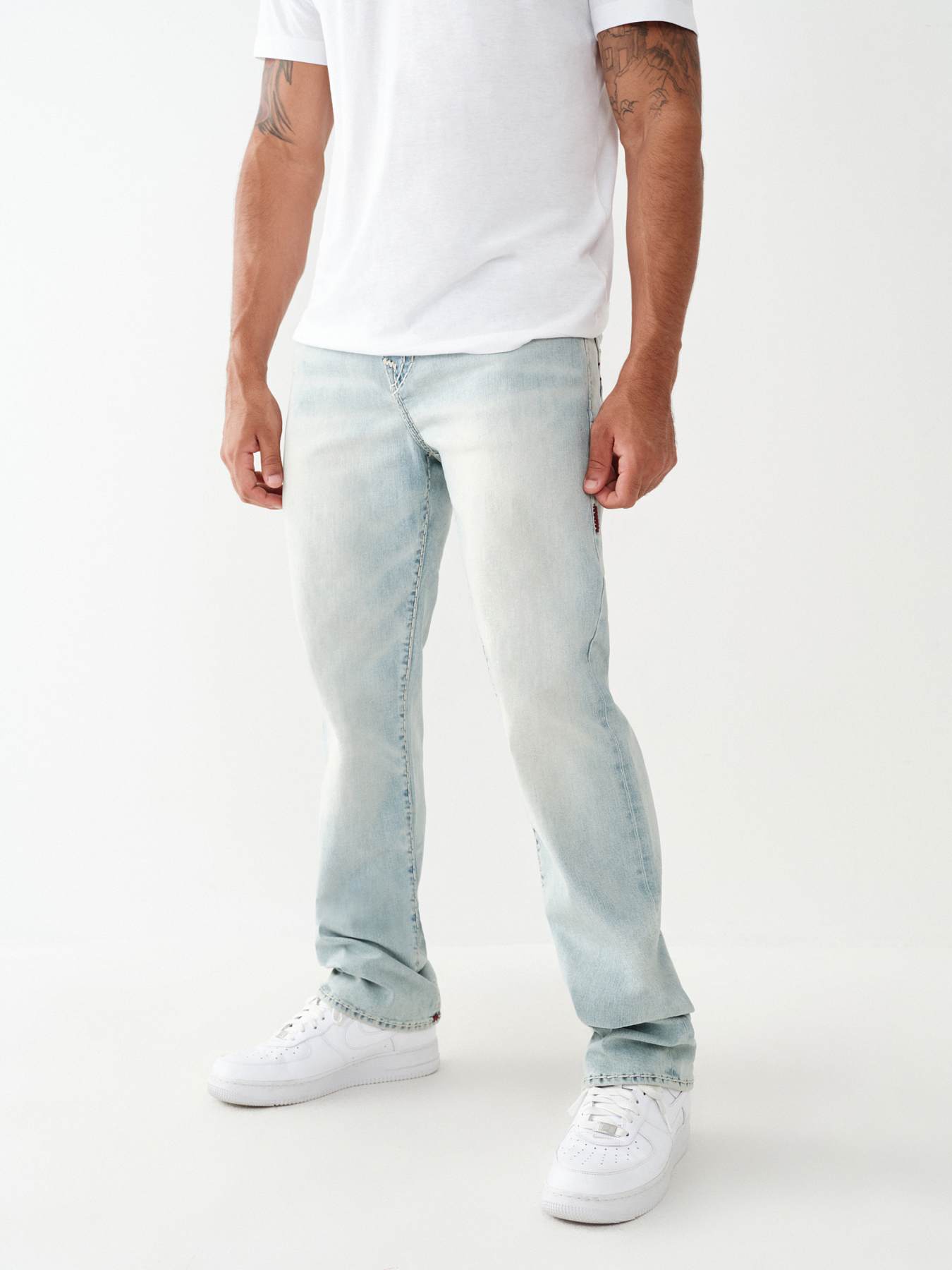 RICKY SUPER T STITCH STRAIGHT JEAN - Dynamism Light Wash RICKY SUPER T STITCH STRAIGHT JEAN - Dynamism Light Wash