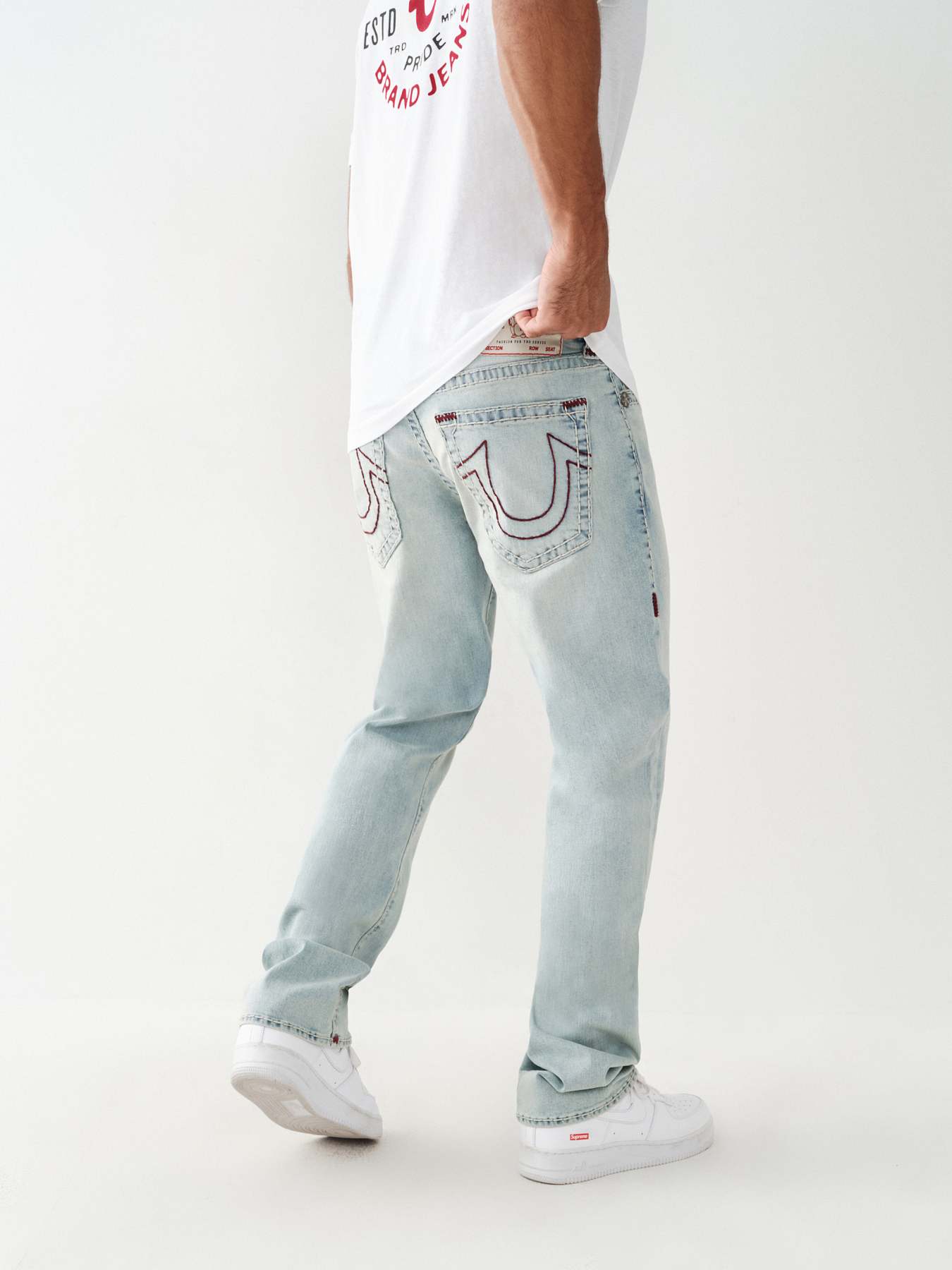 RICKY SUPER T STITCH STRAIGHT JEAN - Dynamism Light Wash RICKY SUPER T STITCH STRAIGHT JEAN - Dynamism Light Wash