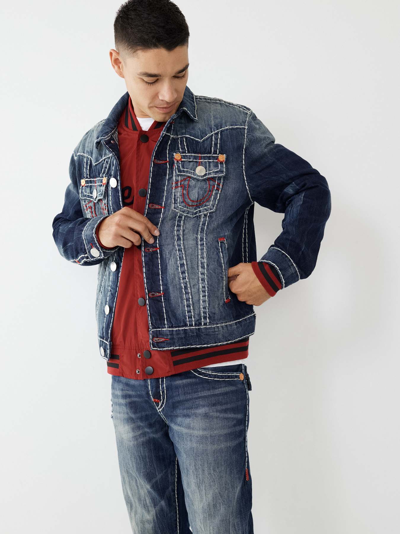 JIMMY VINTAGE SUPER T DENIM JACKET, image 1