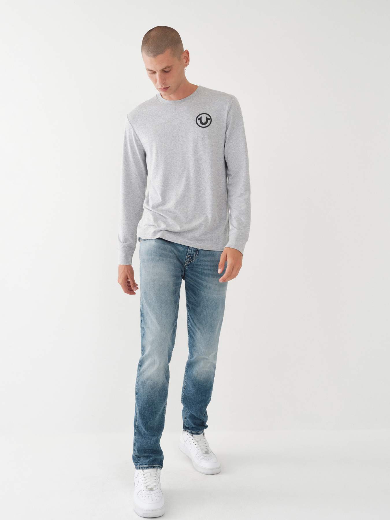 TRUE LOGO LONG SLEEVE TEE, image 2