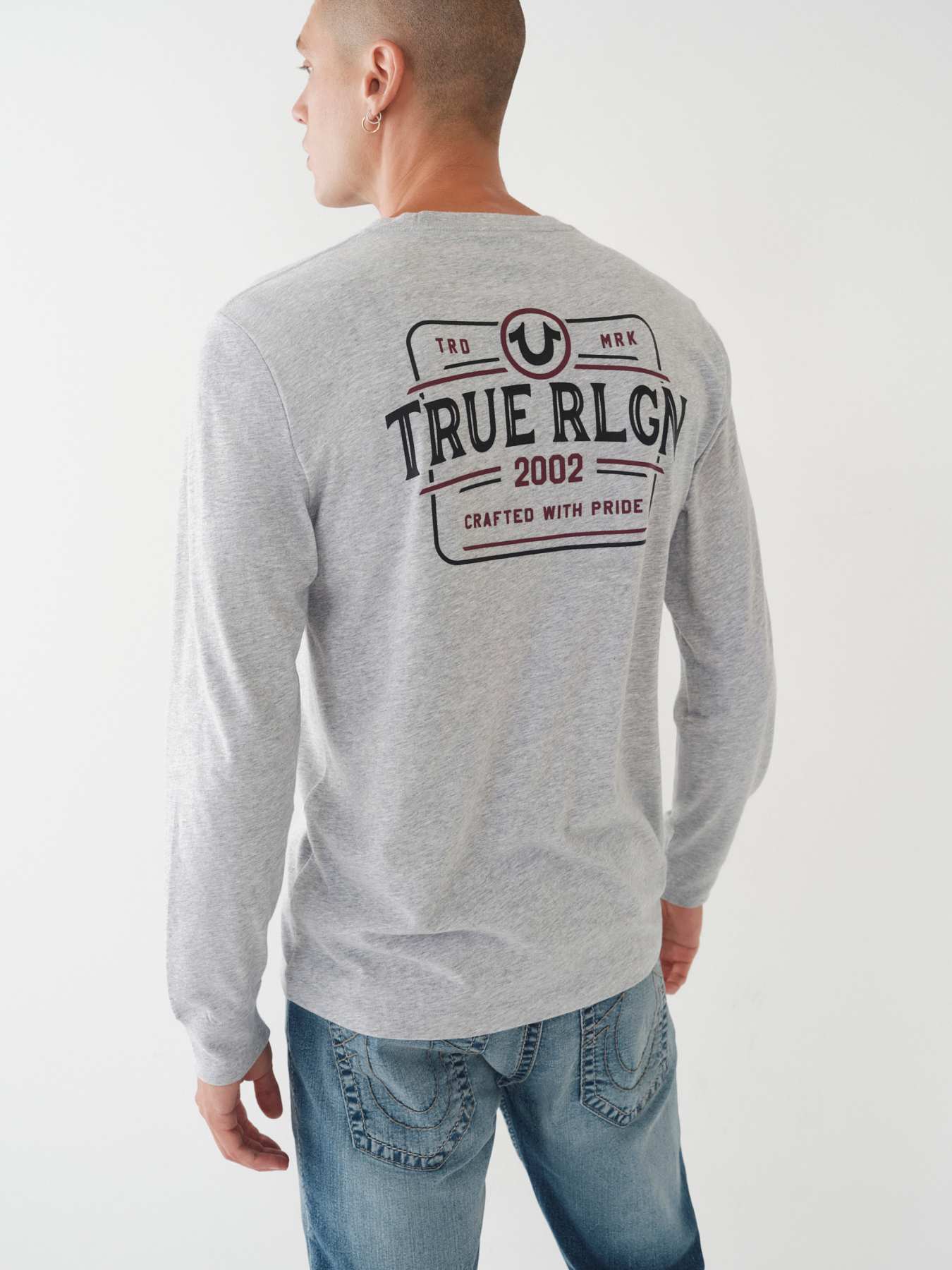 TRUE LOGO LONG SLEEVE TEE, image 1