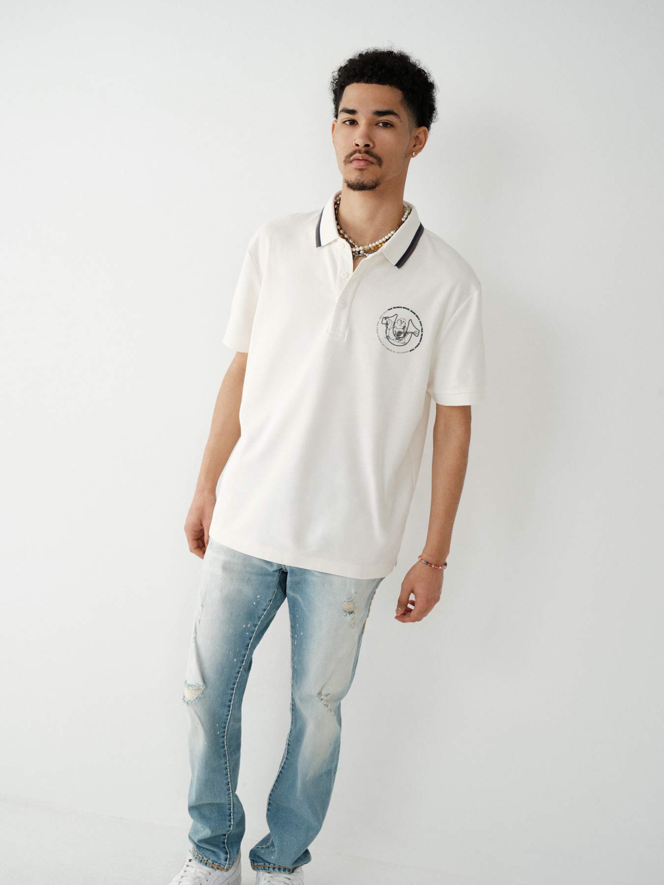 RELAXED POLO SHIRT, image 2