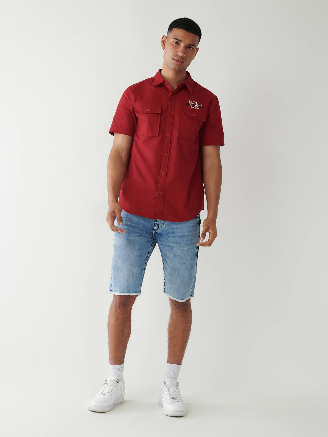 UTILITY SHIRT - Ruby Red | True Religion