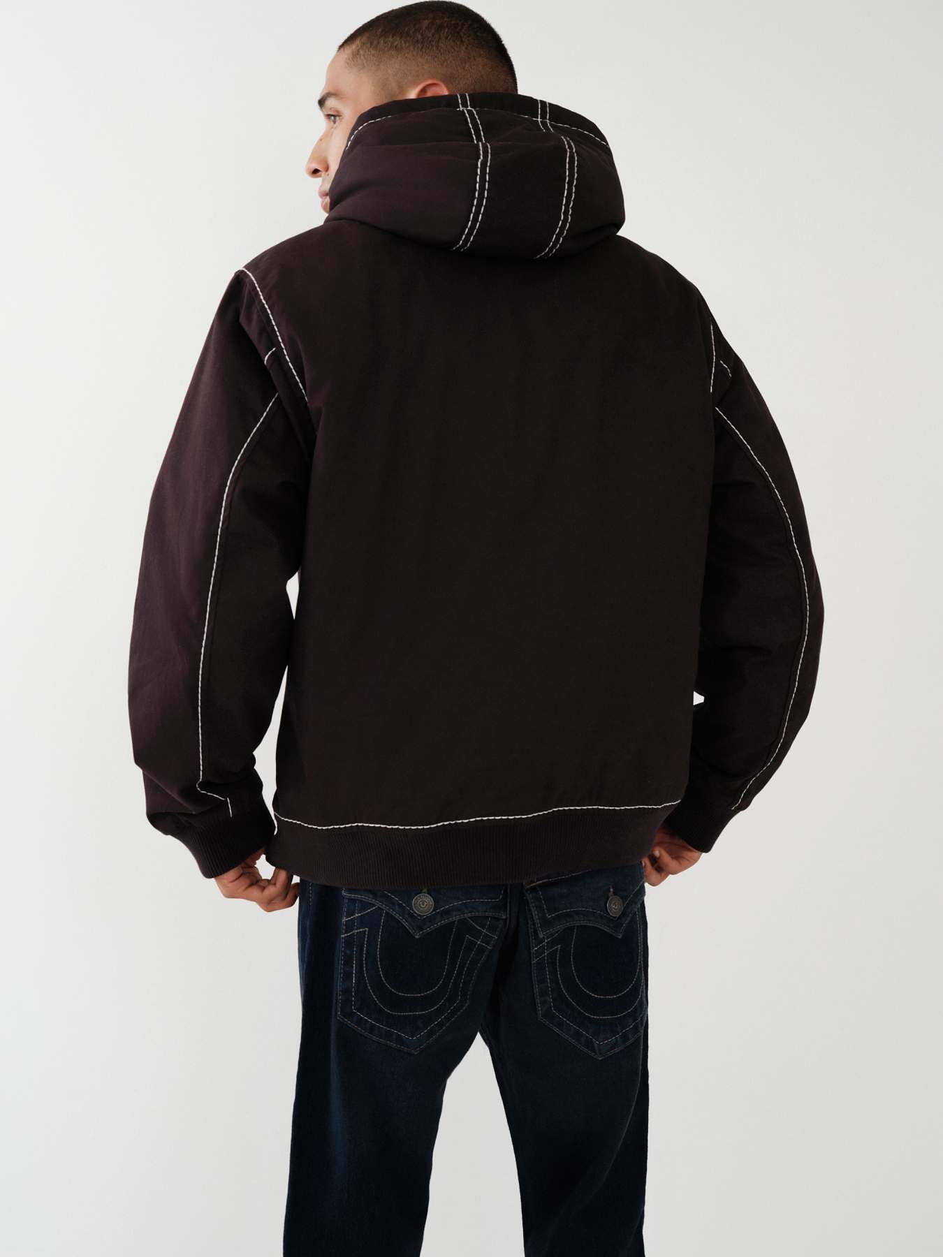 True religion outlet hooded jacket