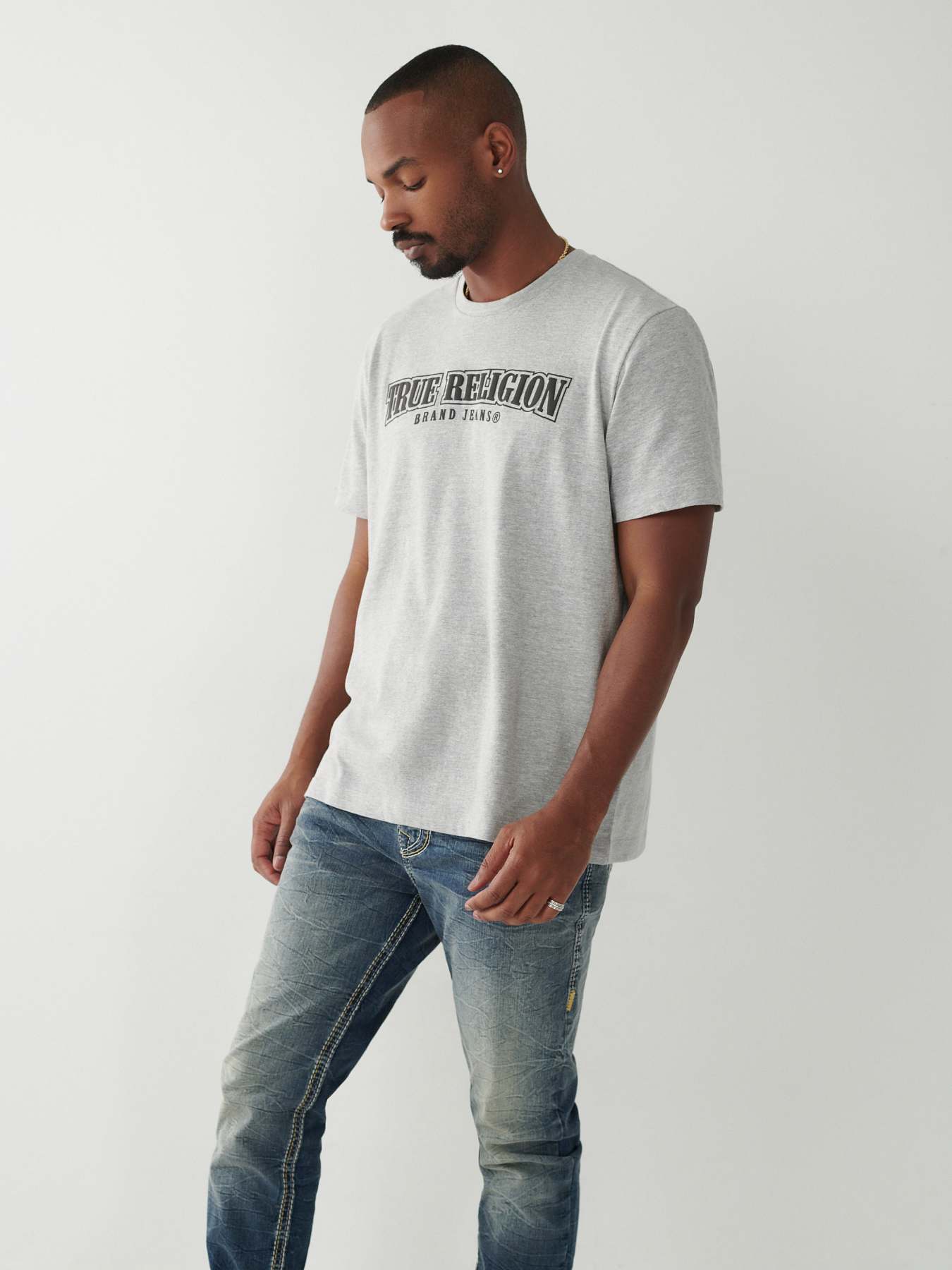 PAINTED HORSESHOE RELAXED TEE, image 3