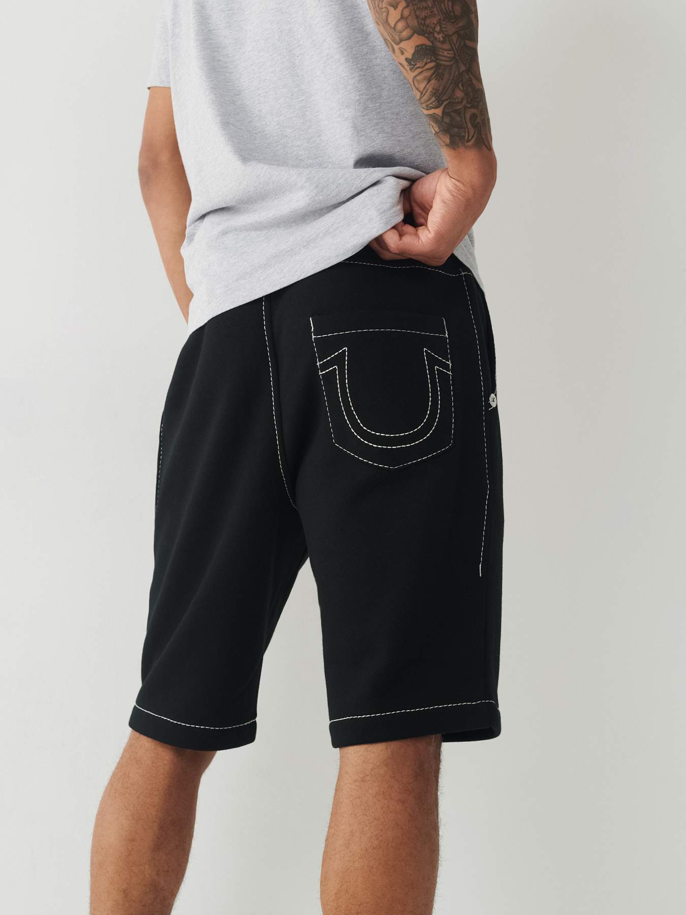 True religion sweat store shorts