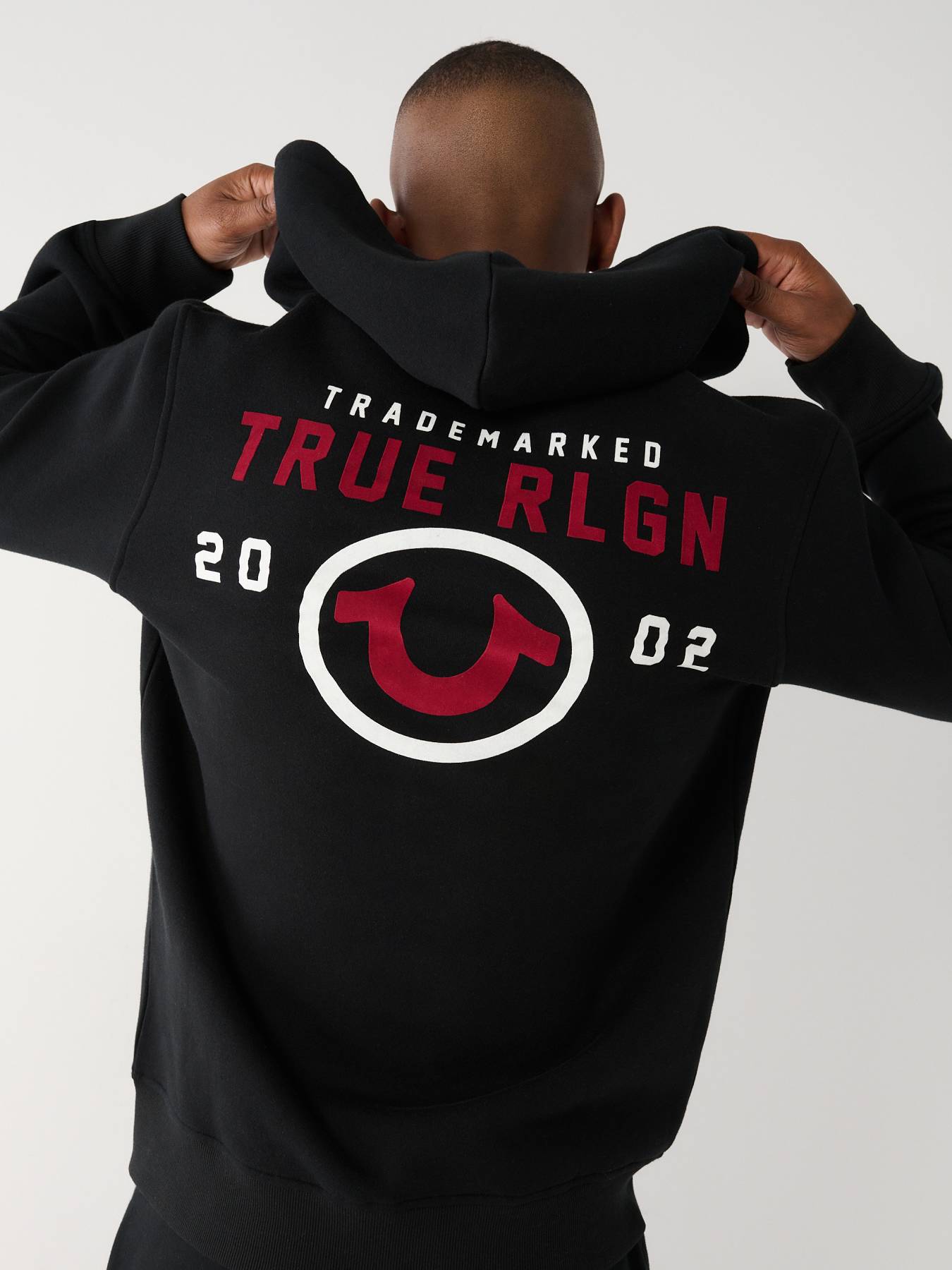 TRUE ZIP HOODIE Black True Religion