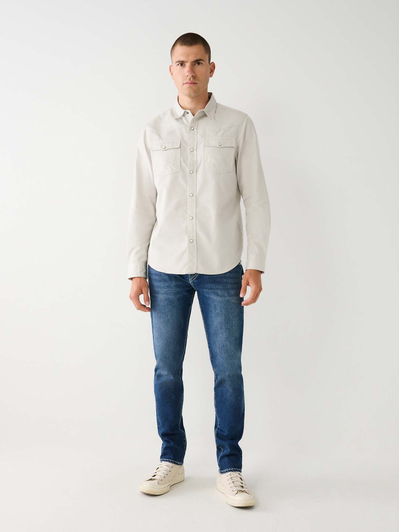 ROCCO BIG T STITCH SKINNY JEAN, image 5