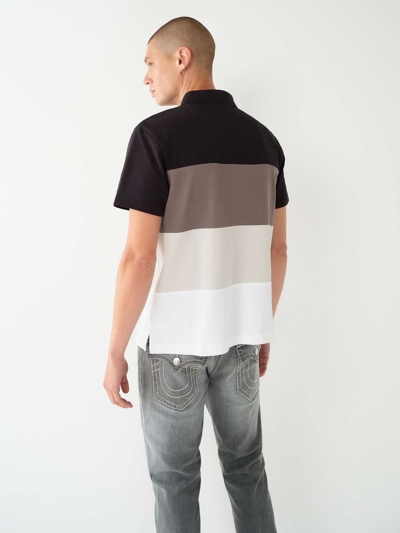 TRUE COLOR BLOCK POLO SHIRT