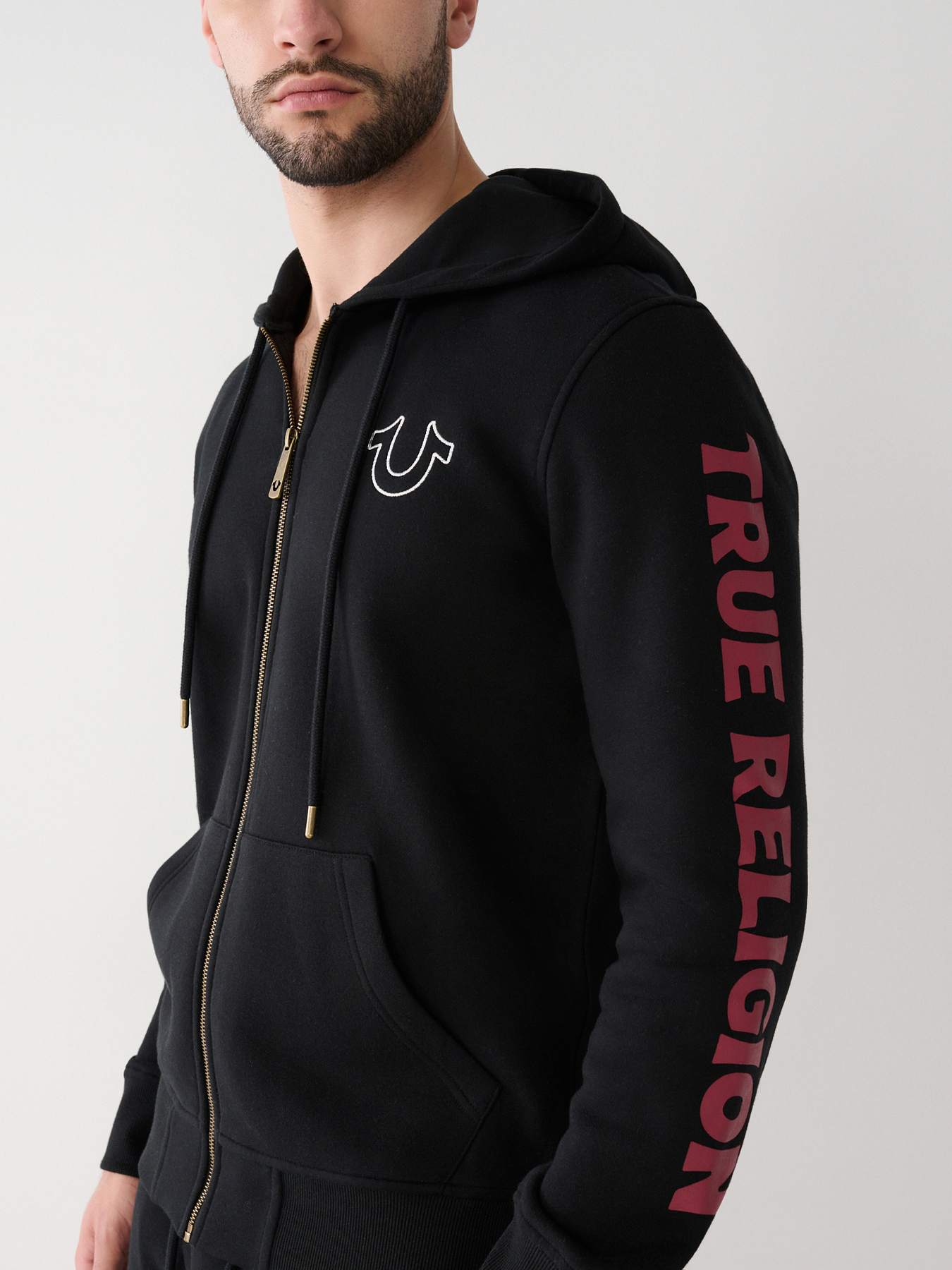 True religion hot sale zip hoodie