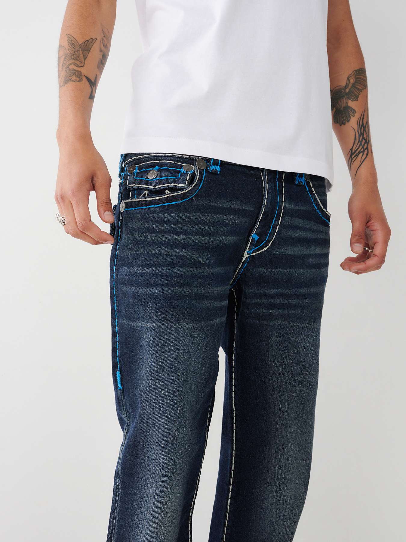 True Religion Billy Super T Jeans / Made in USA -  Canada