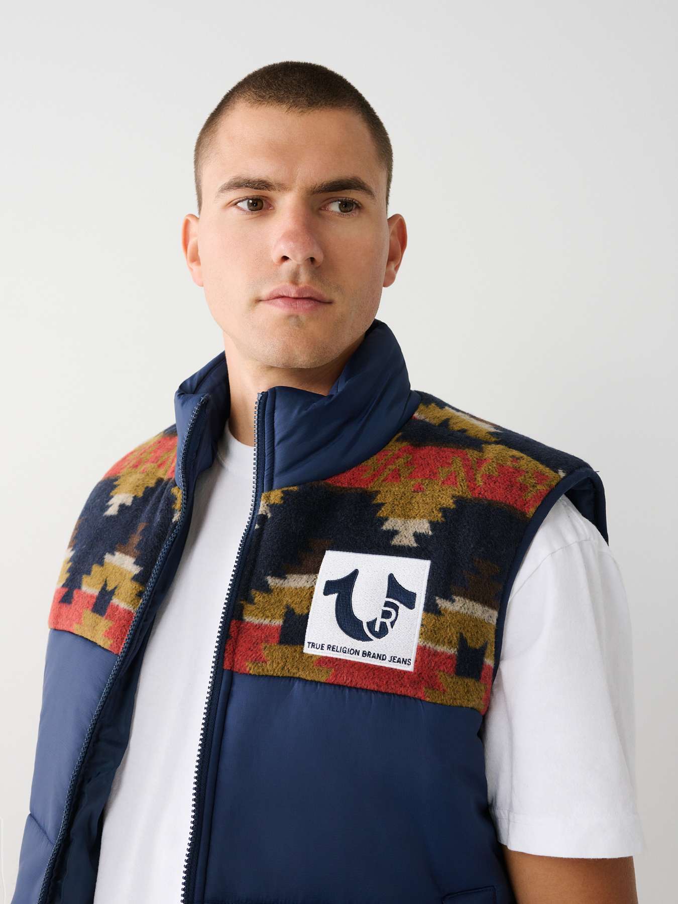 True religion outlet puffer vest