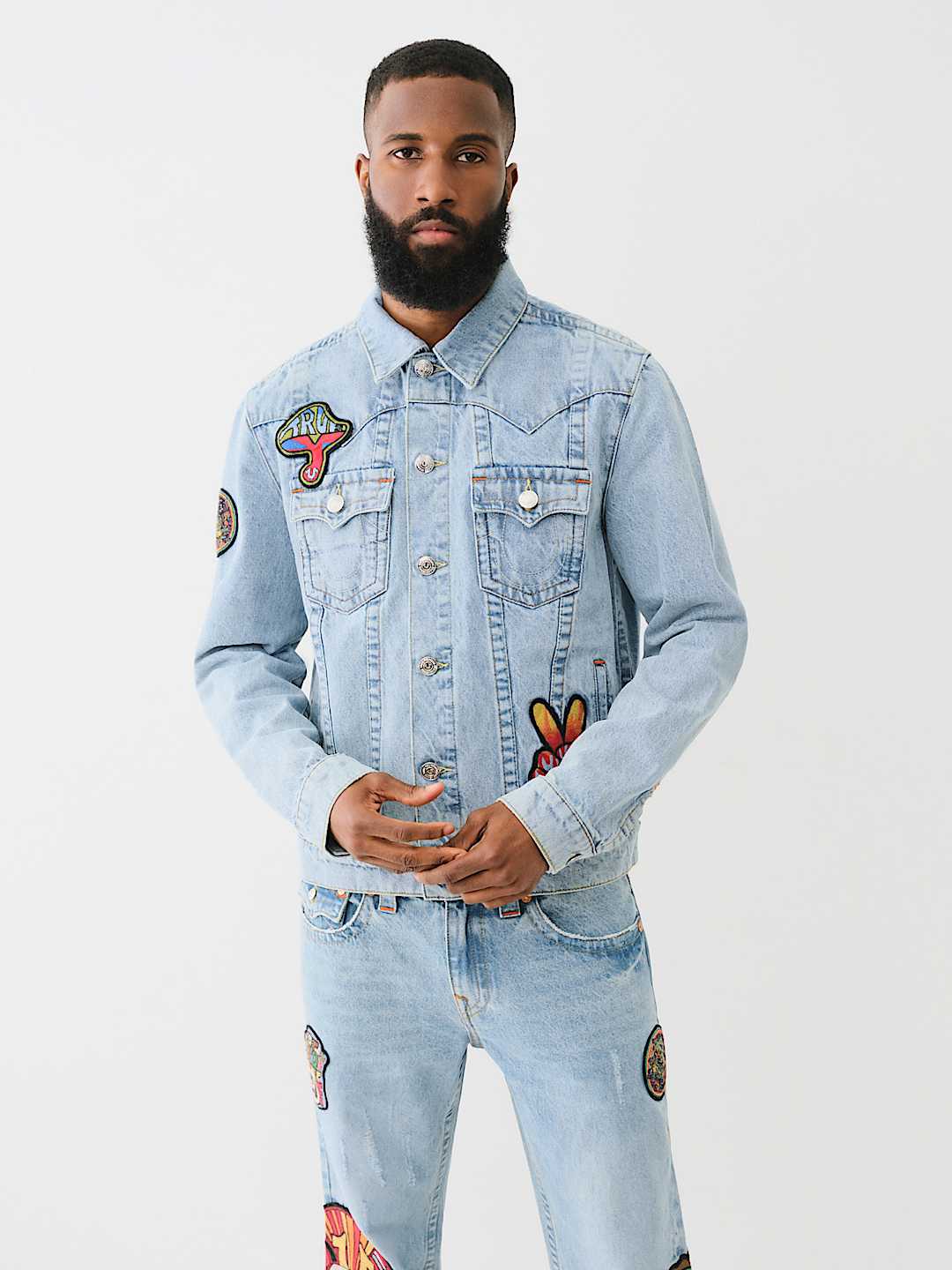 JIMMY PATCH DENIM JACKET True Religion