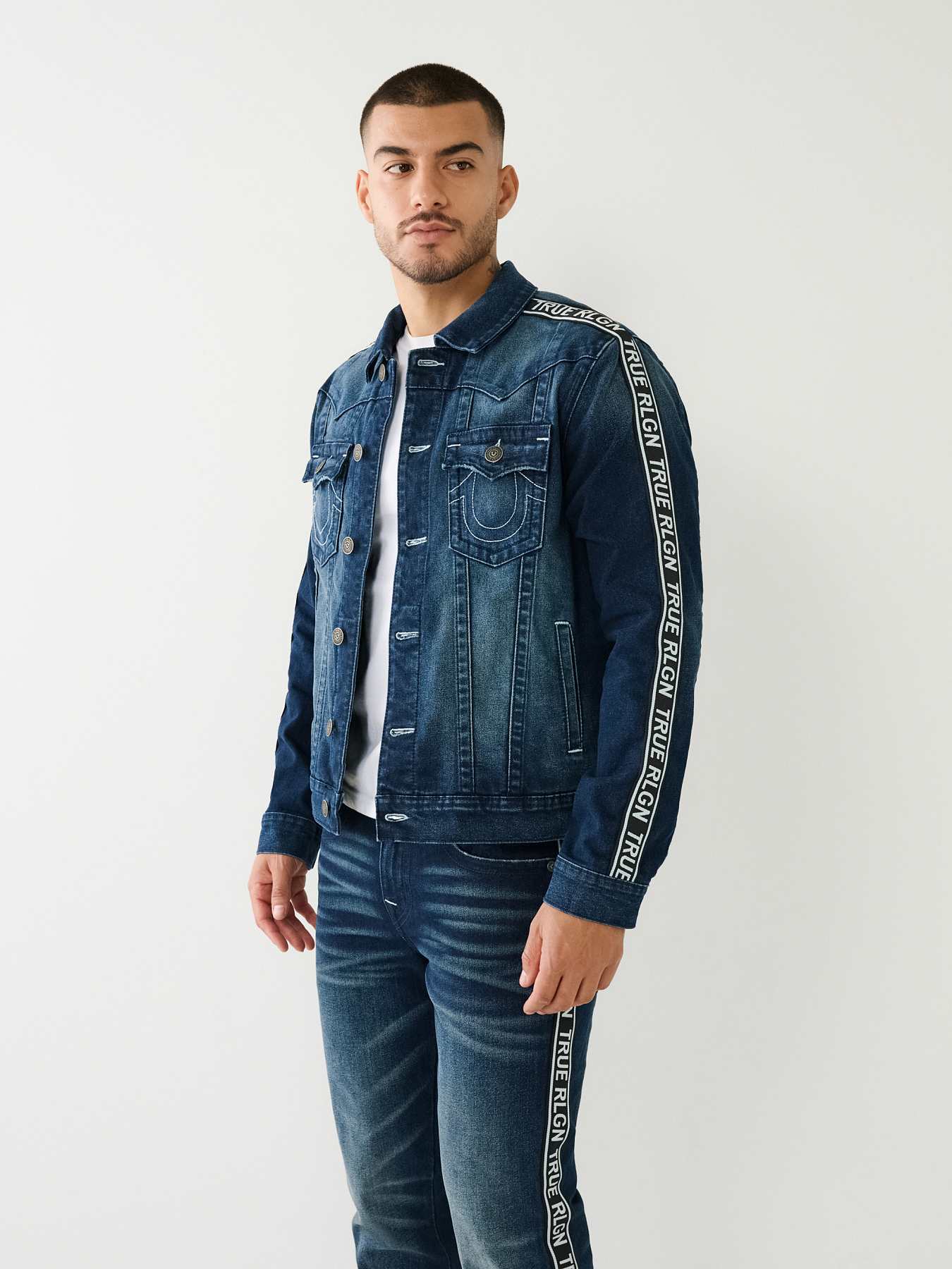 True religion clearance jean jacket men