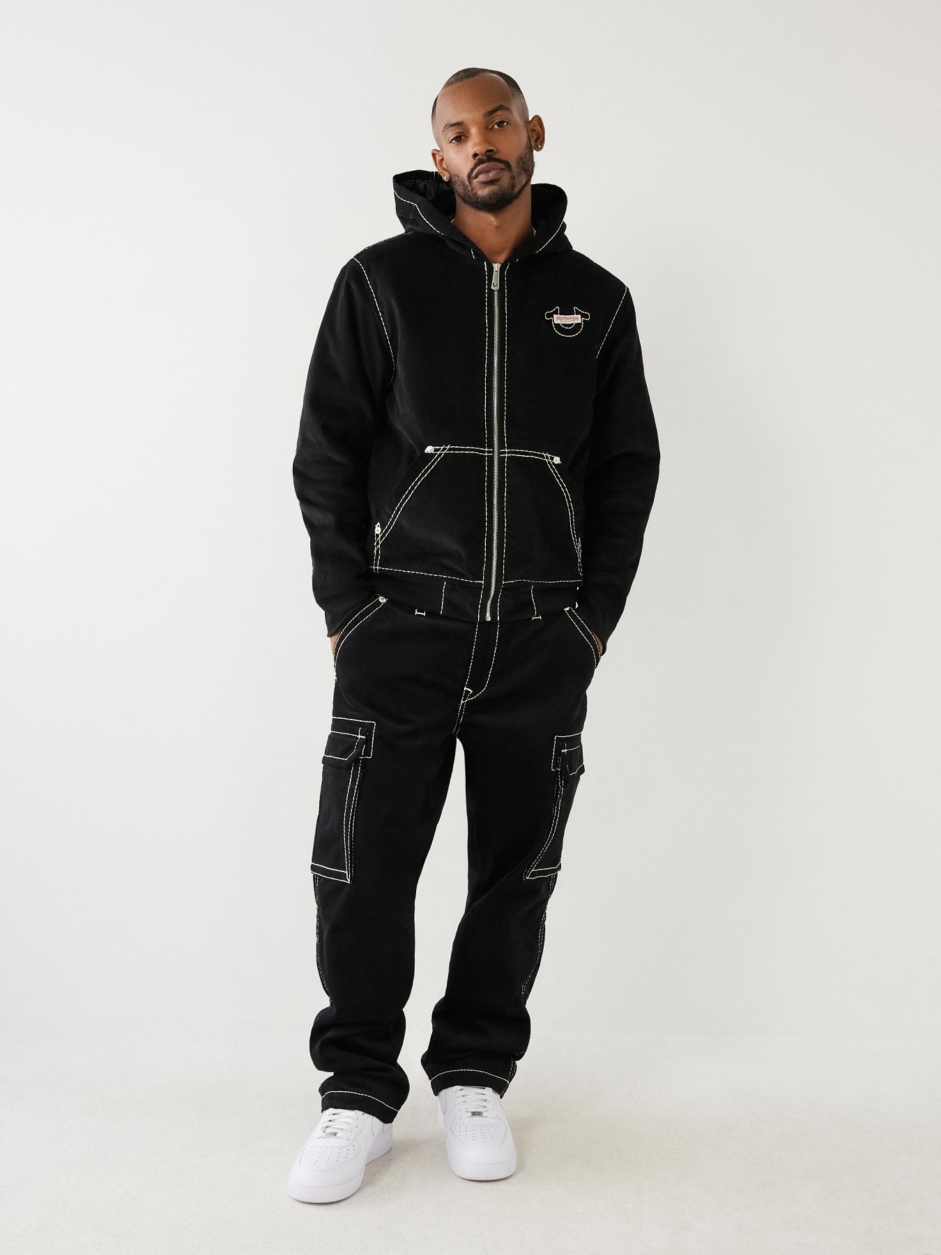 CORDUROY BIG T HOODED JACKET