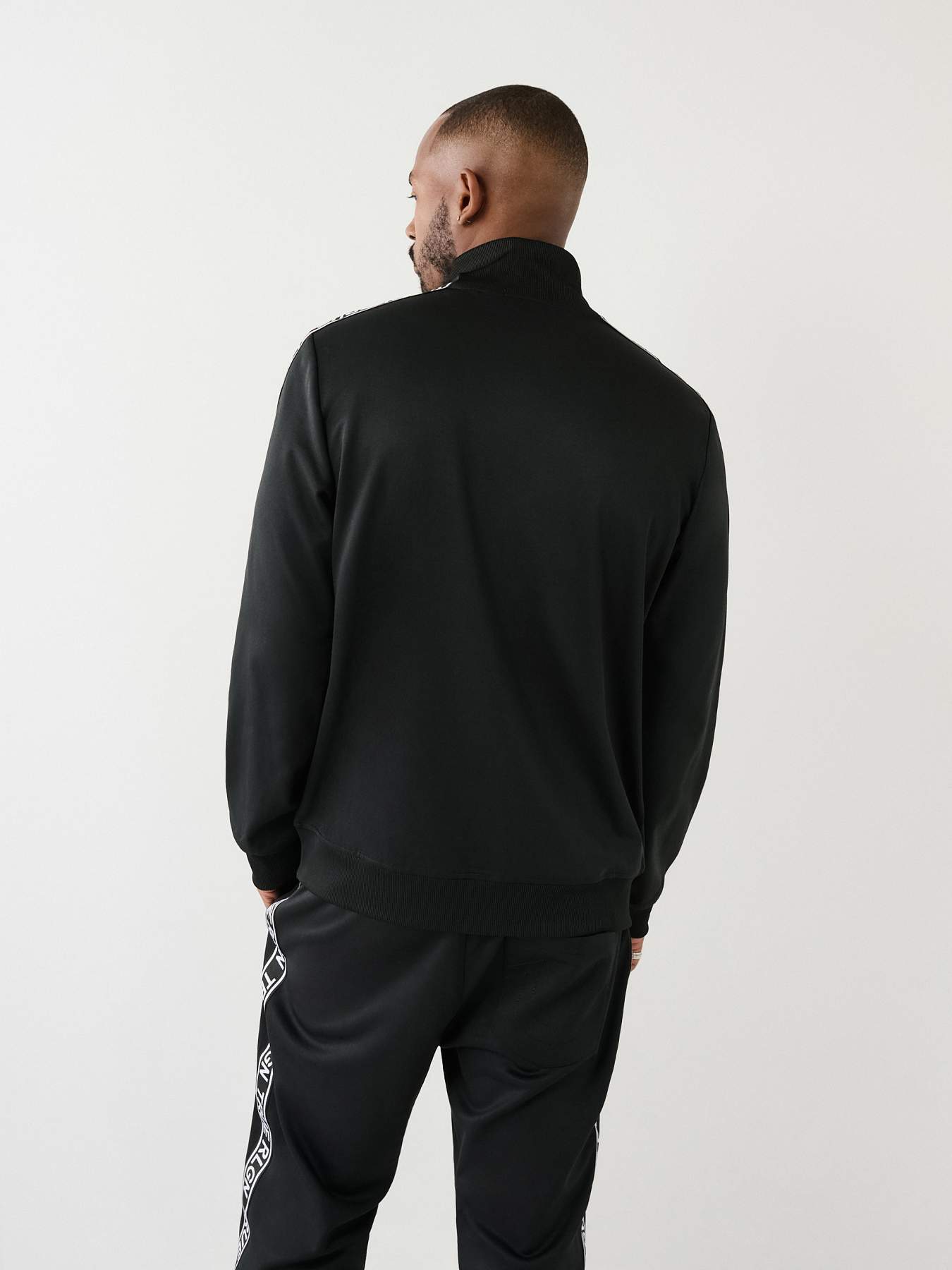 TRUE LOGO TRIM TRACK JACKET