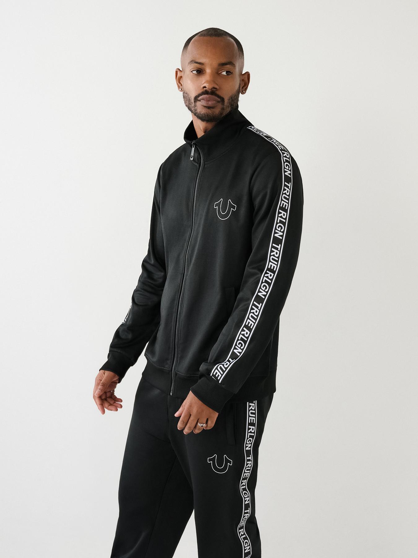 TRUE LOGO TRIM TRACK JACKET