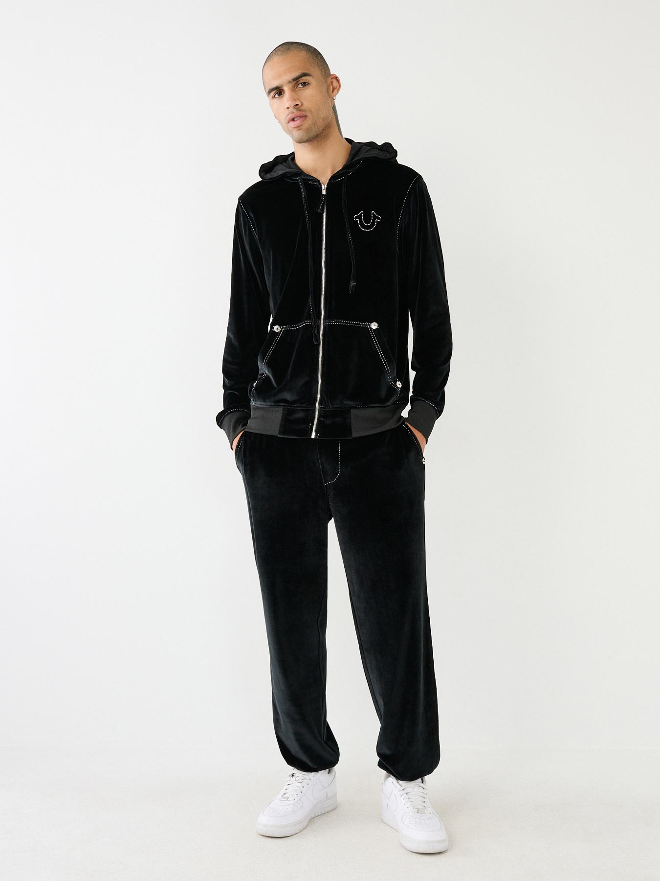 True religion store velour tracksuit