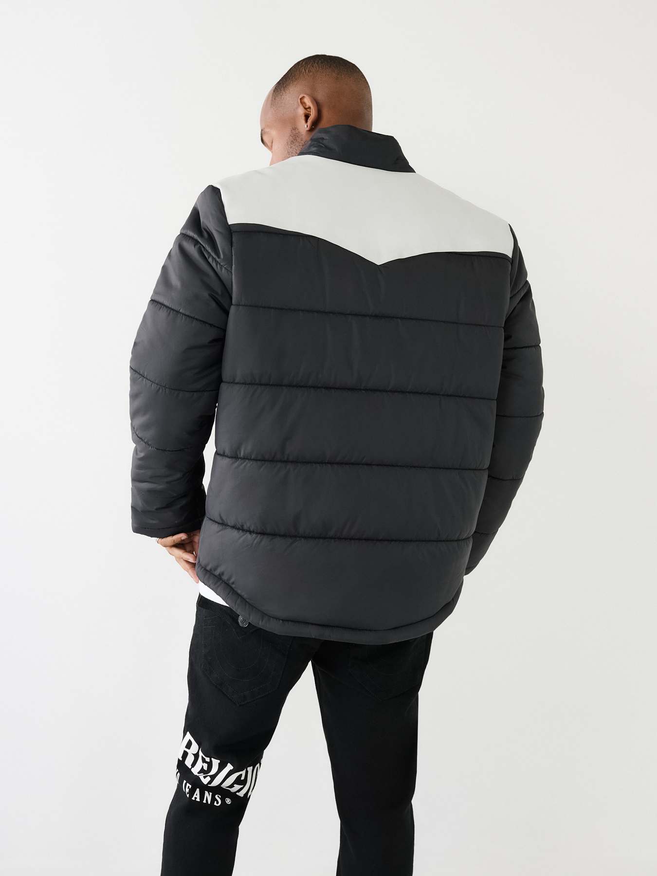 True religion store down jacket men's