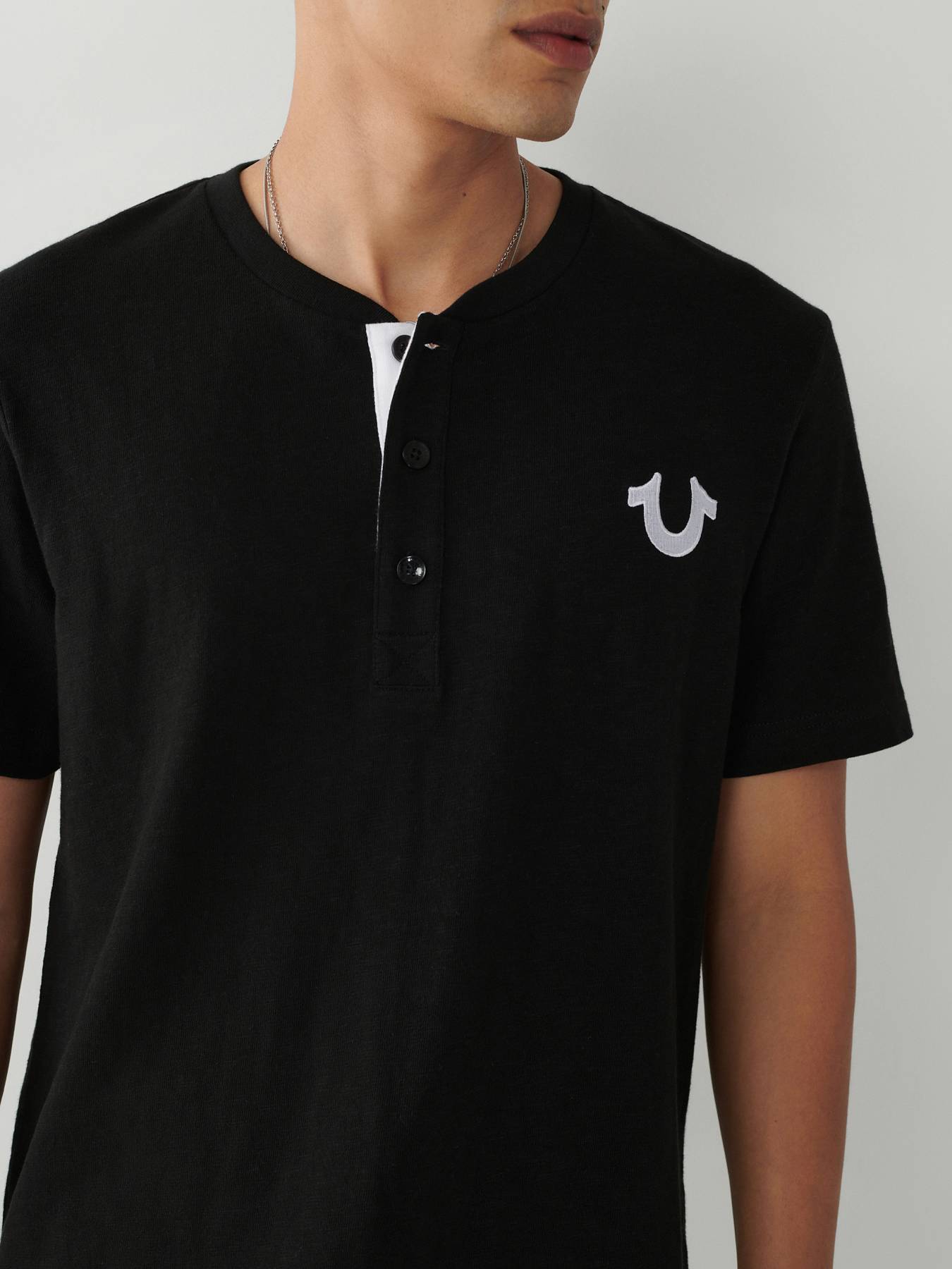 CAMISETA HENLEY, image 3