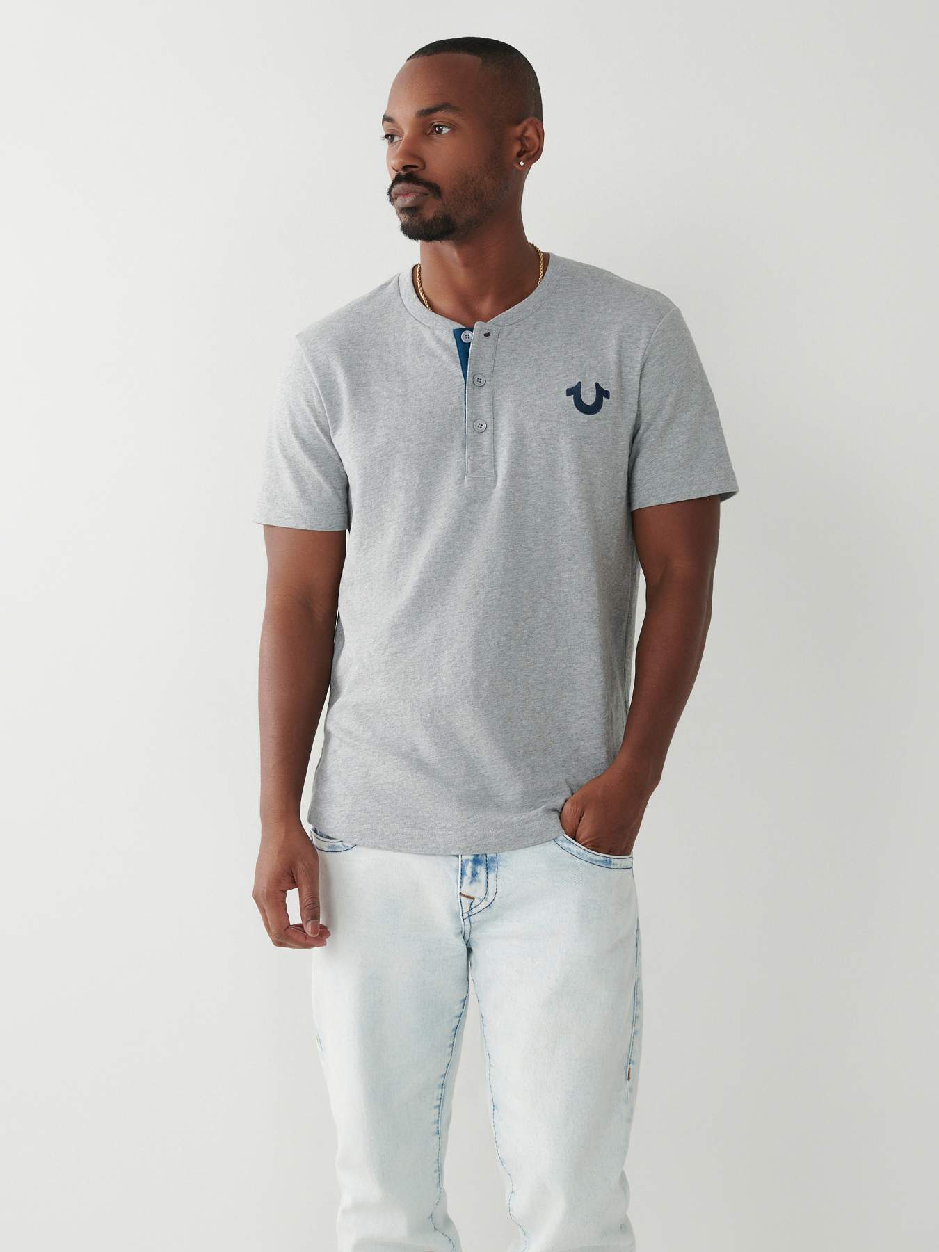 CAMISETA HENLEY, image 1