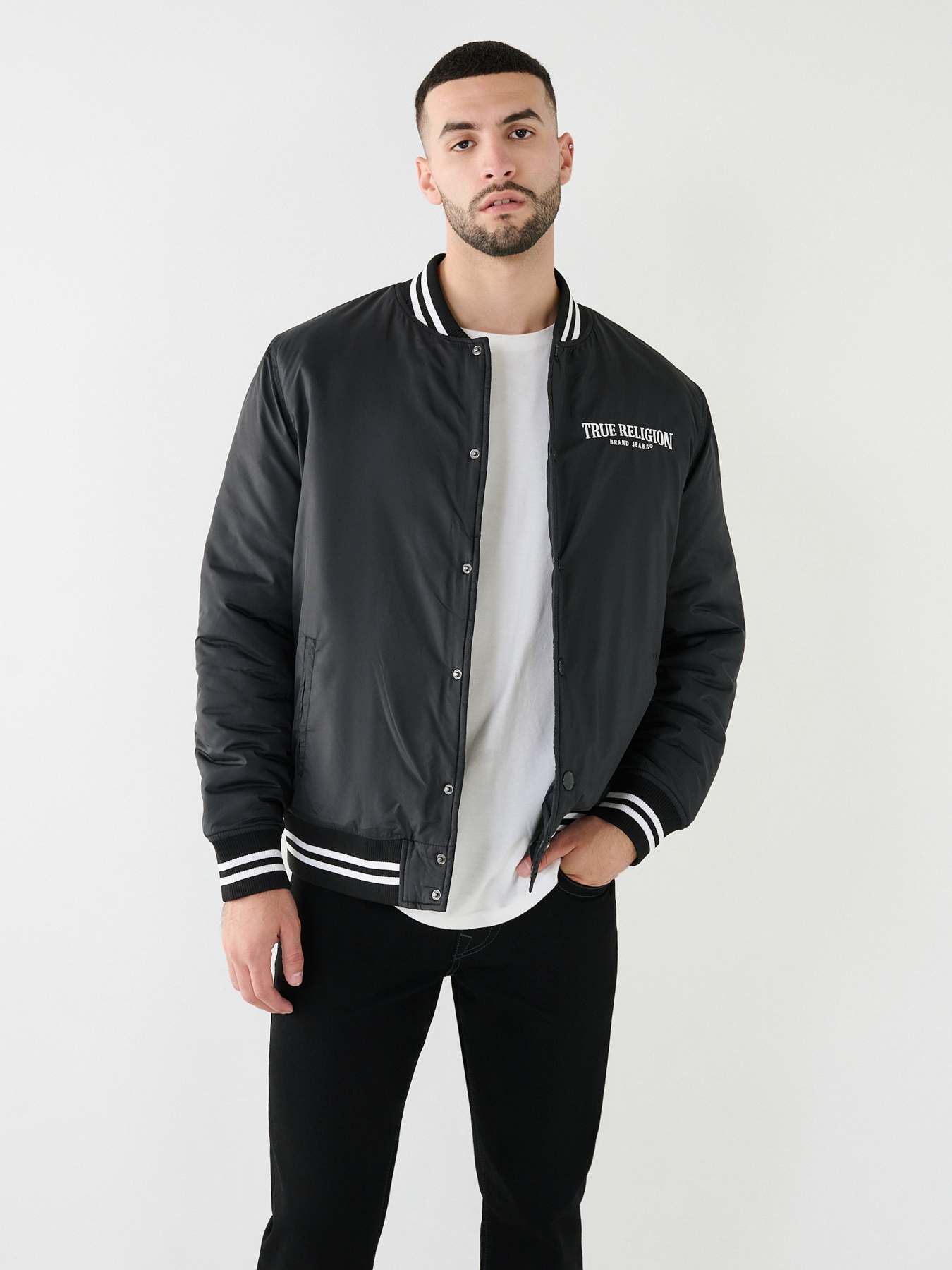 Bomber jacket sale true religion