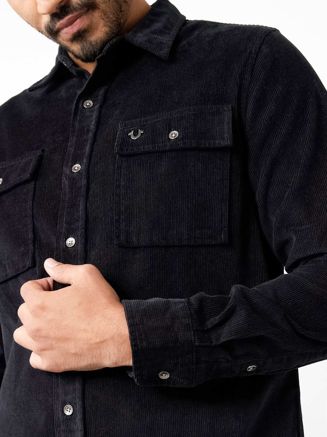 CORDUROY FLAP UTILITY SHIRT