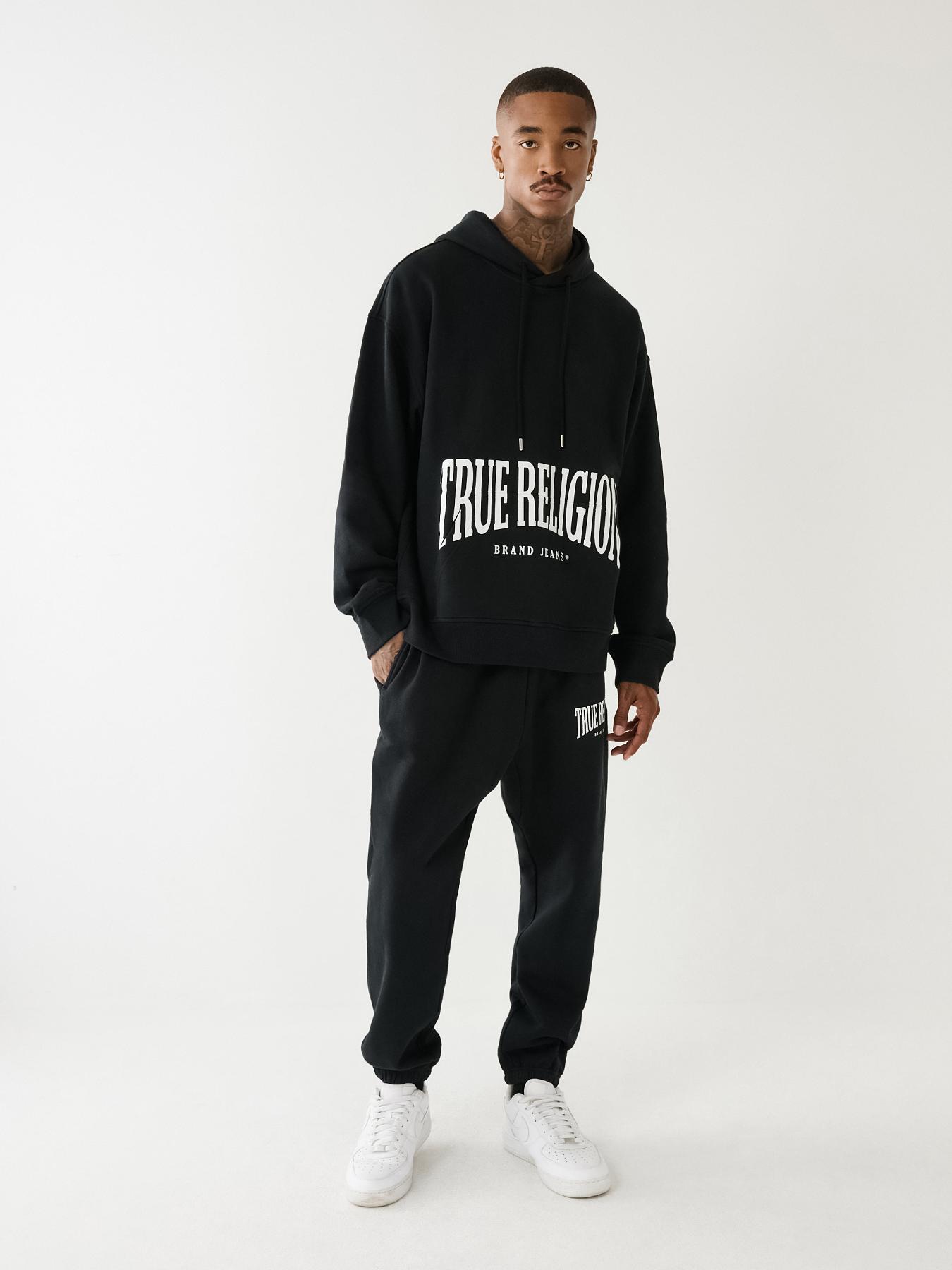 TRUE RELIGION LOGO RELAXED HOODIE