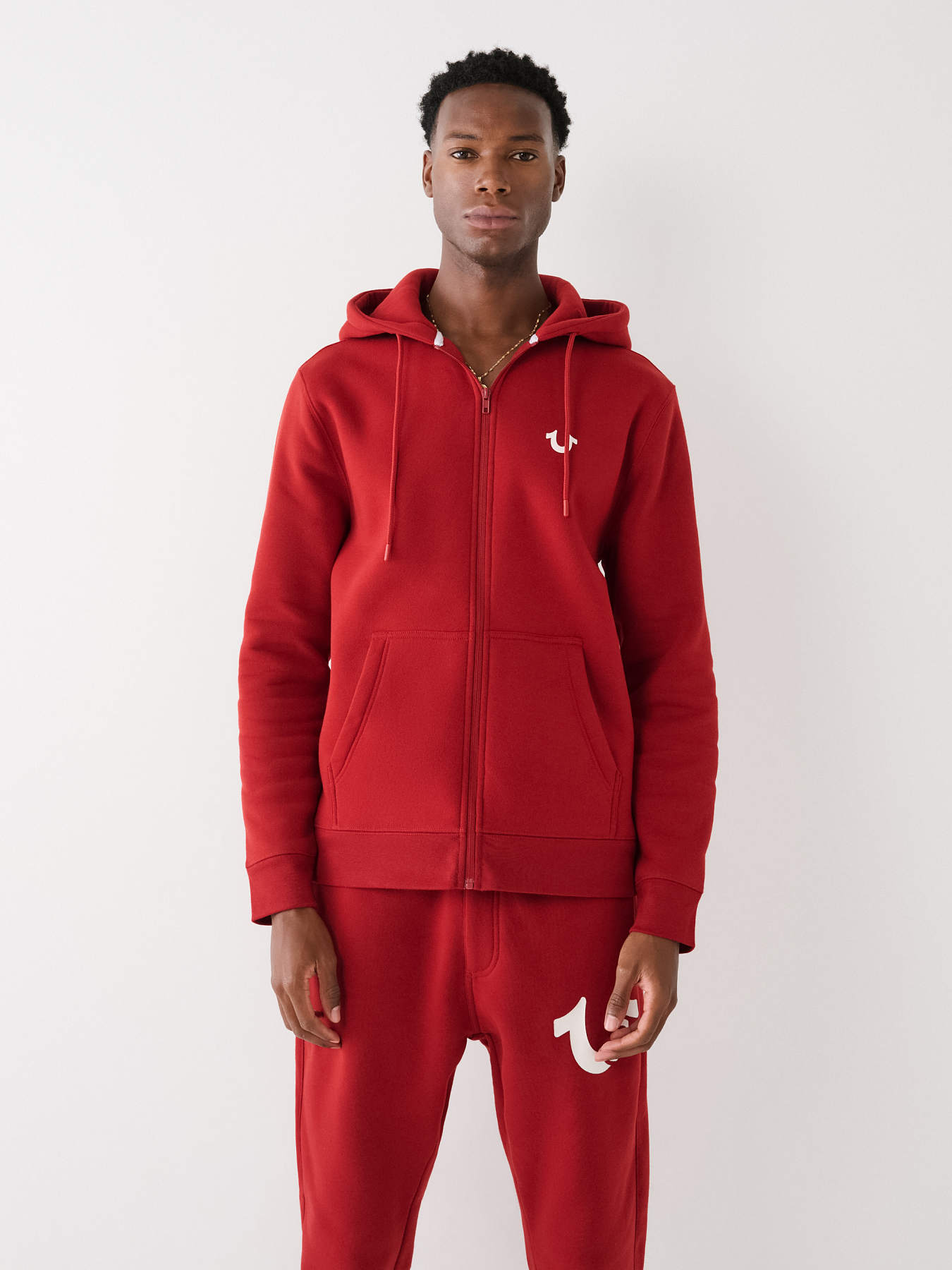 True religion clearance ruby red hoodie