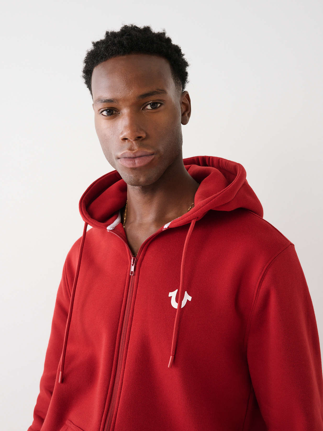 Zip up true online religion hoodie