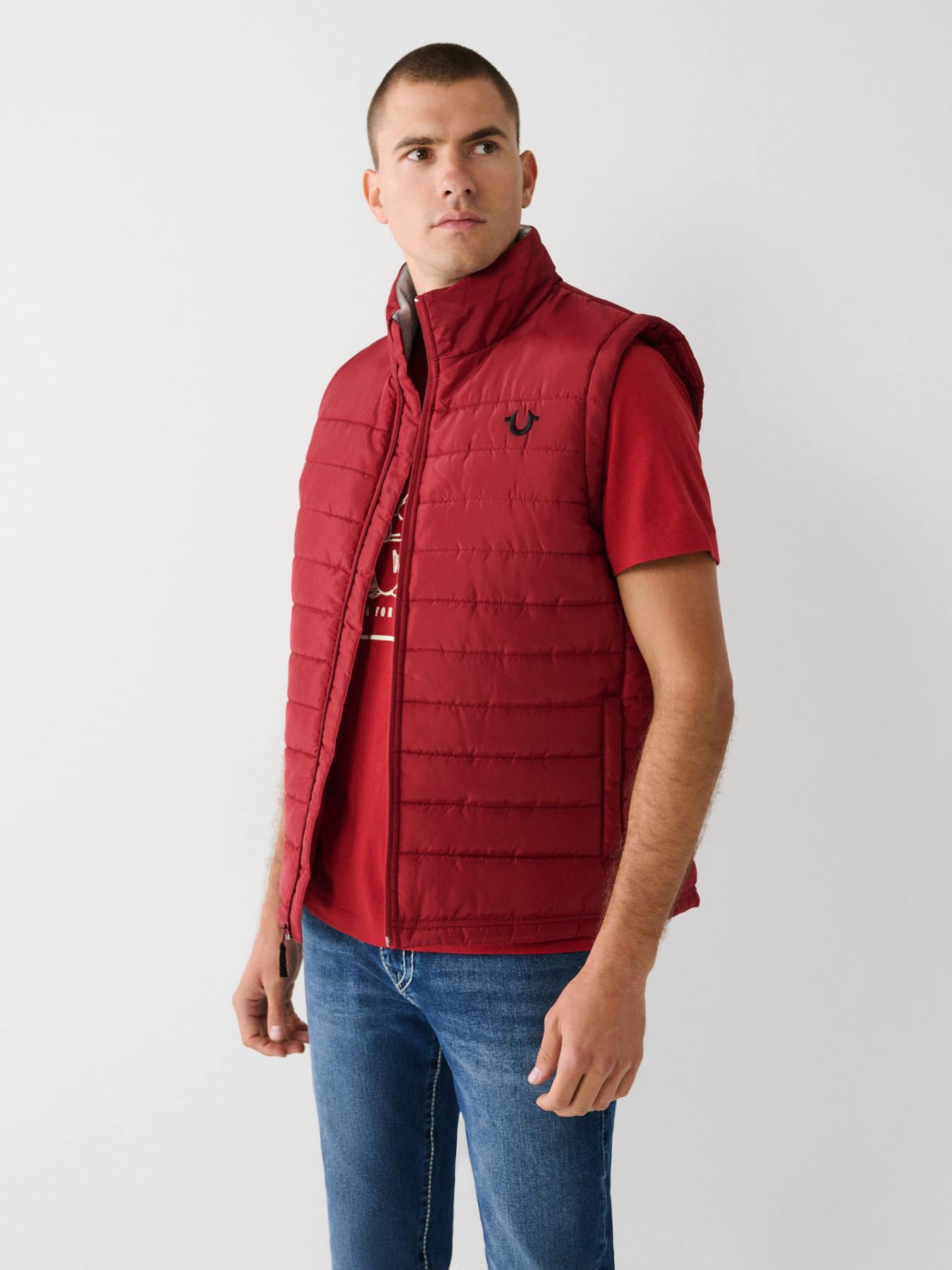 True religion cheap puffer vest