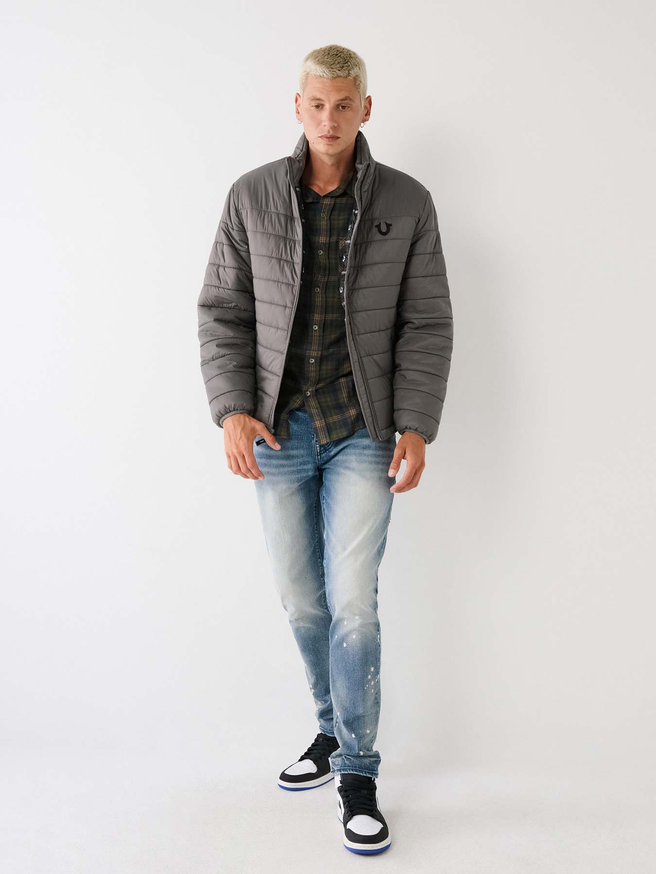 True religion outlet army jacket