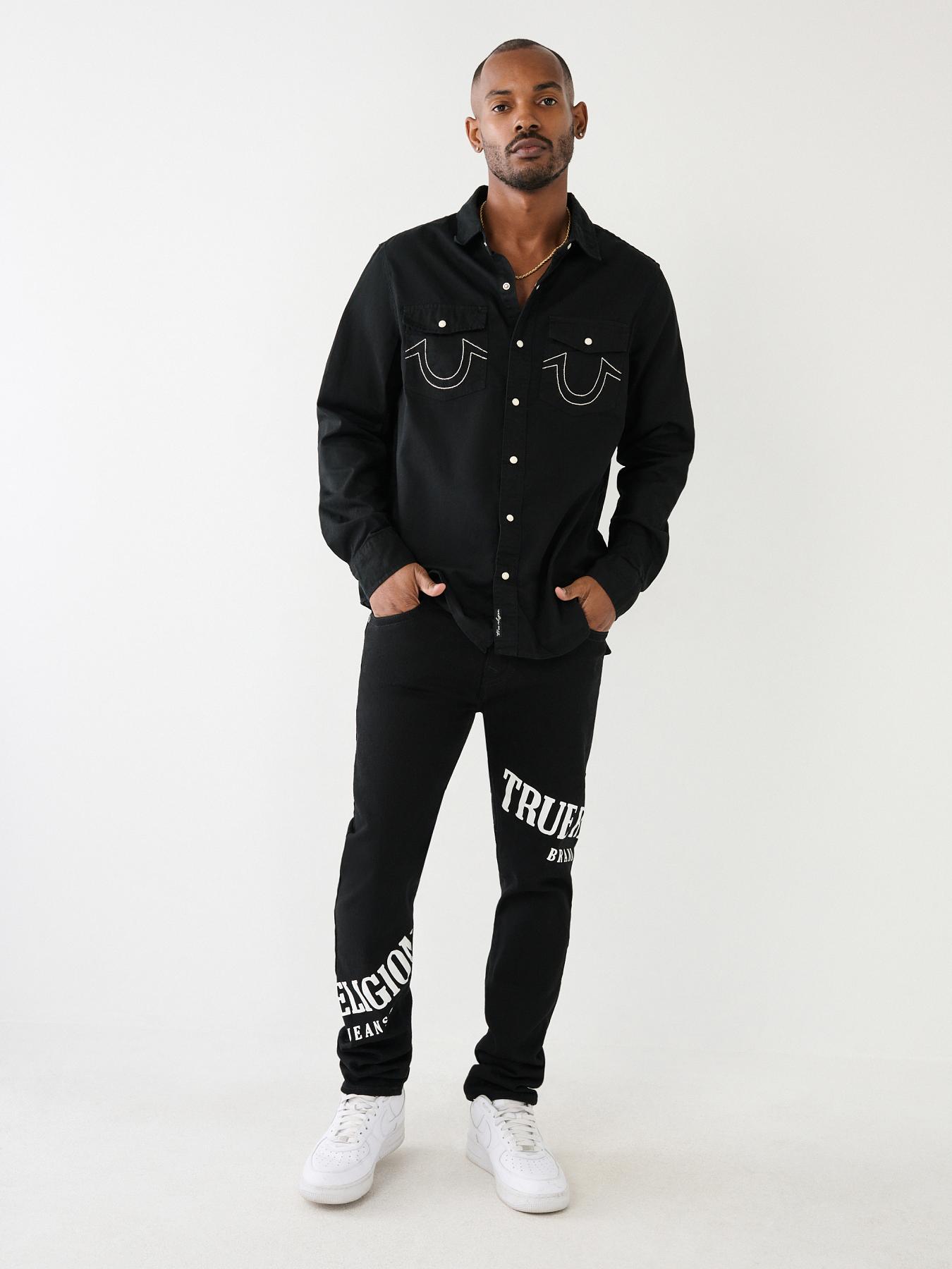Utility Denim Sleeveless Shirt main image 1