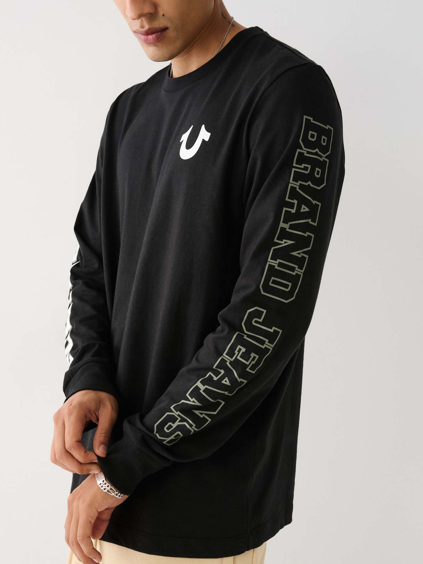 LONG SLEEVE TRUE LOGO TEE, image 1