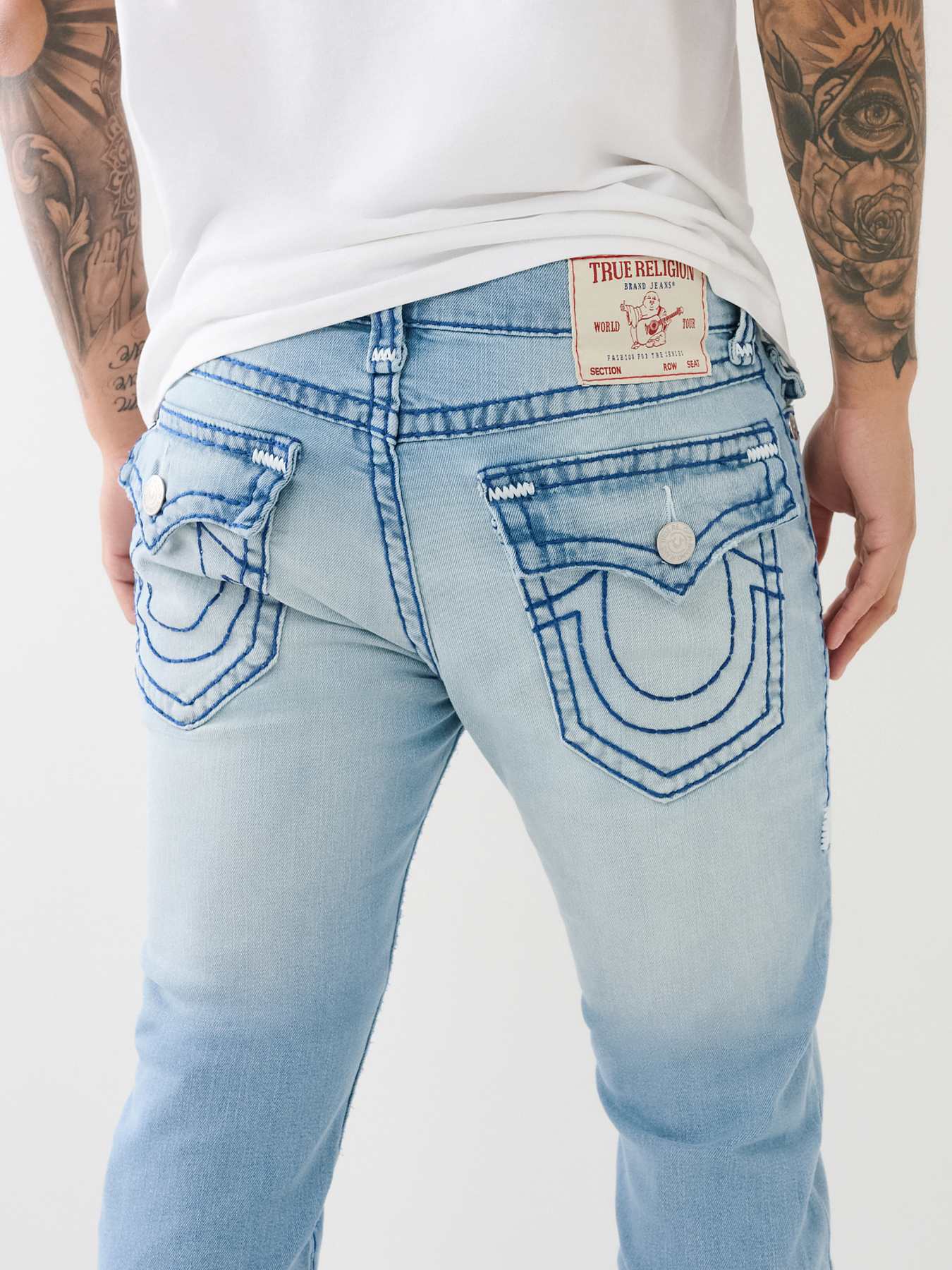 True religion jeans with hot sale flap