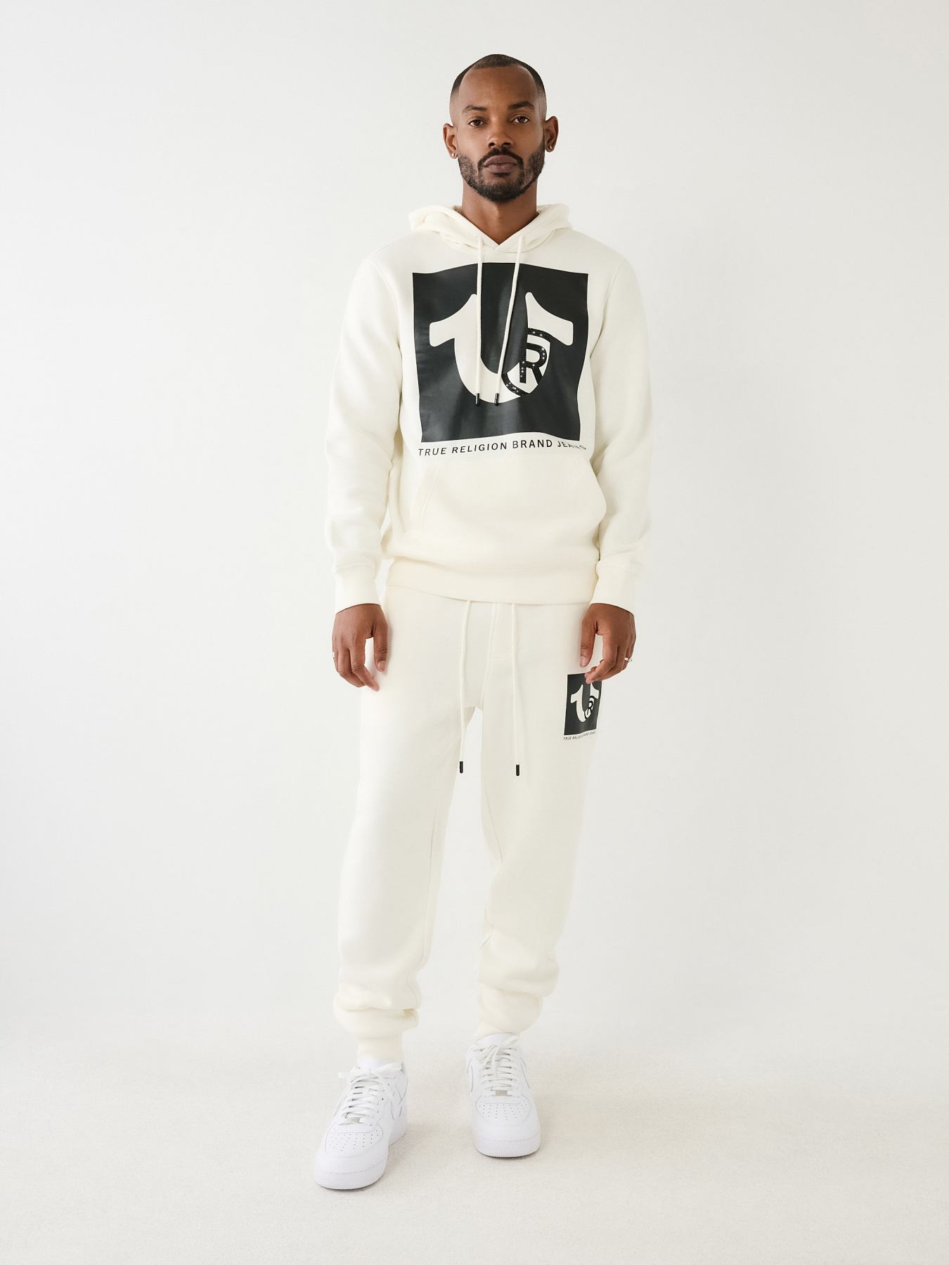 Logo Degrade Jogger In White main image 0
