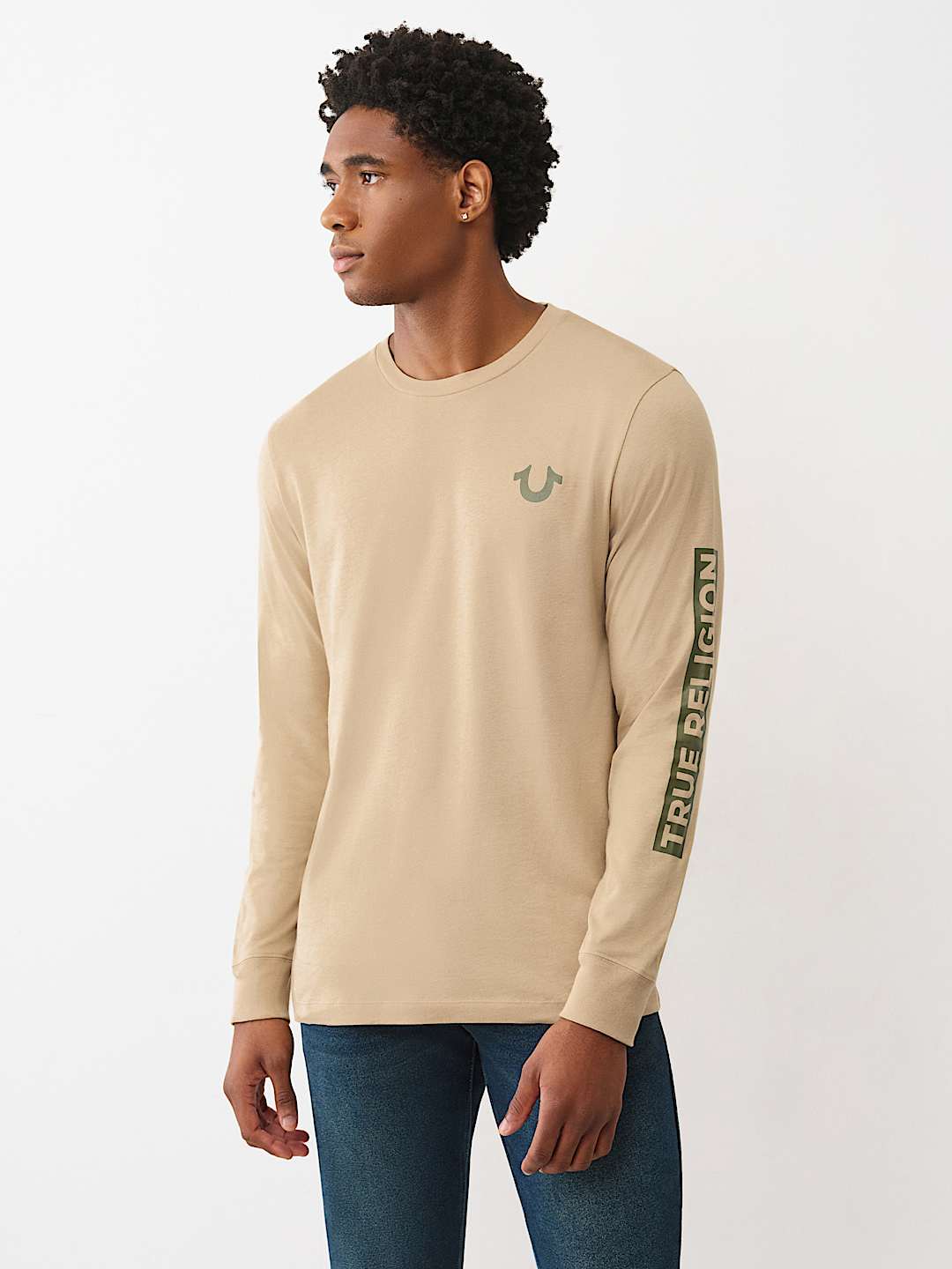 LONG SLEEVE TRUE LOGO TEE, image 1