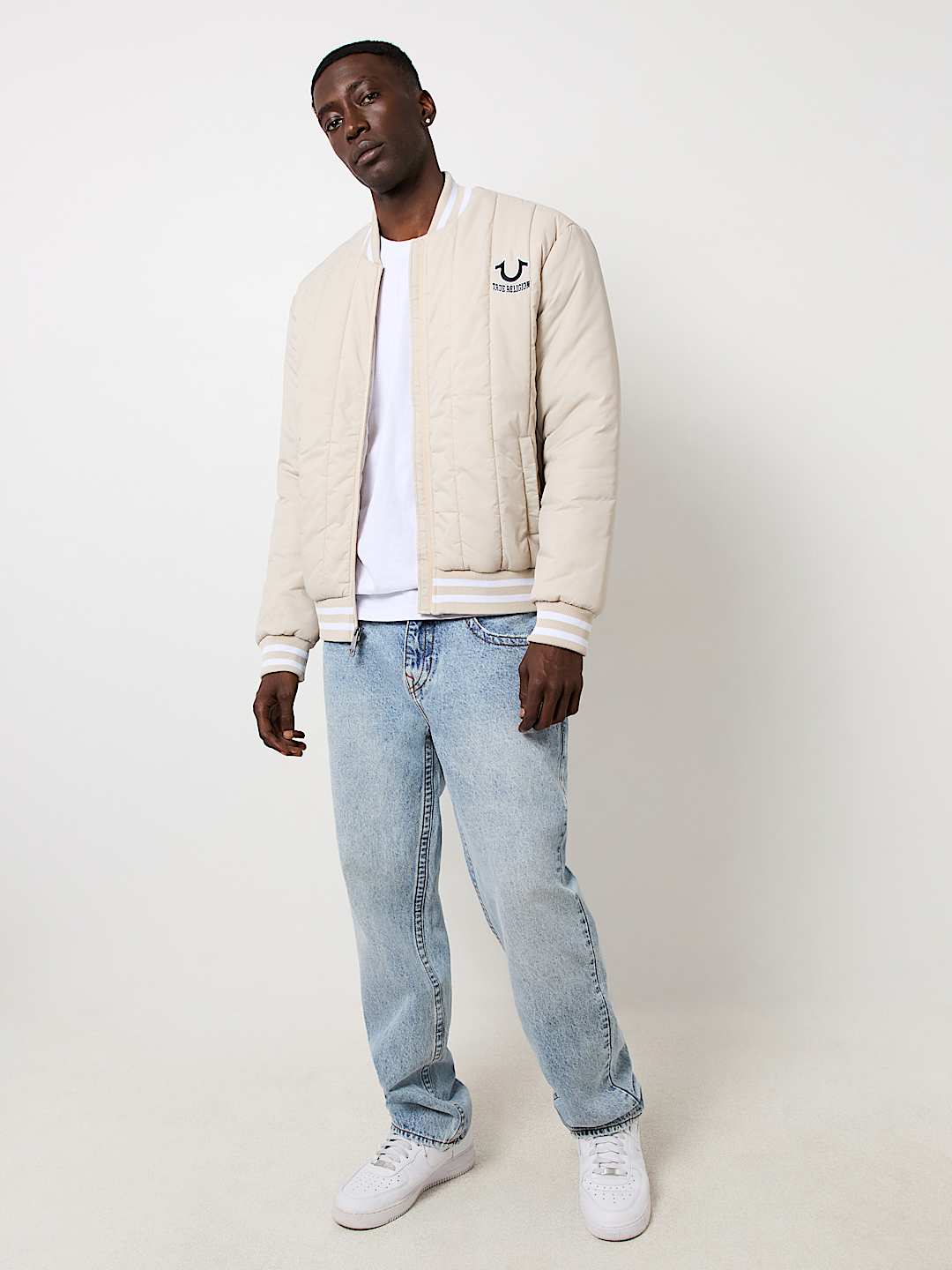 HS LOGO QUILTED BOMBER JACKET, image 5