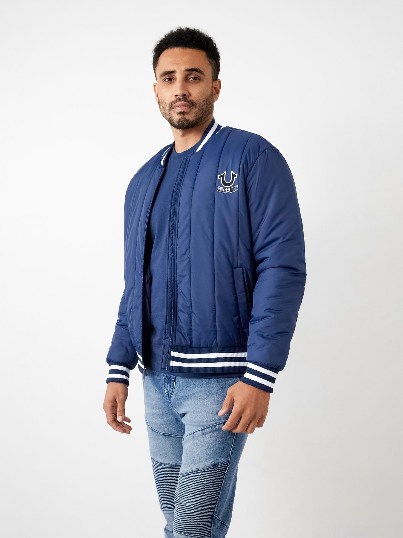 HS LOGO QUILTED BOMBER JACKET, image 5