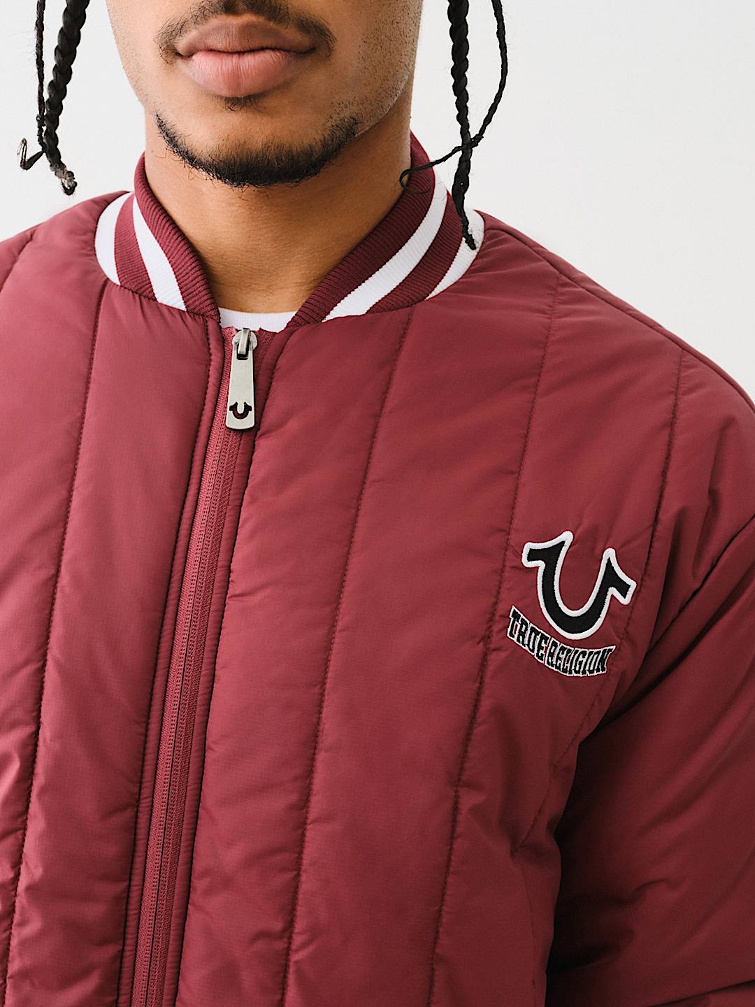HS LOGO QUILTED BOMBER JACKET, image 2