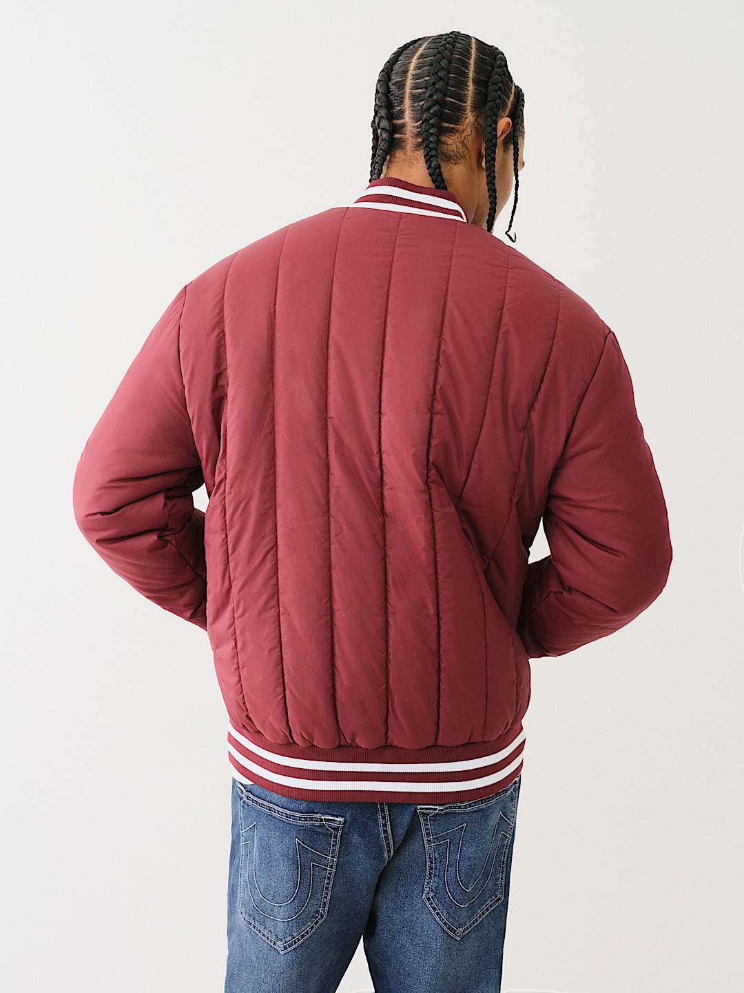 HS LOGO QUILTED BOMBER JACKET, image 4