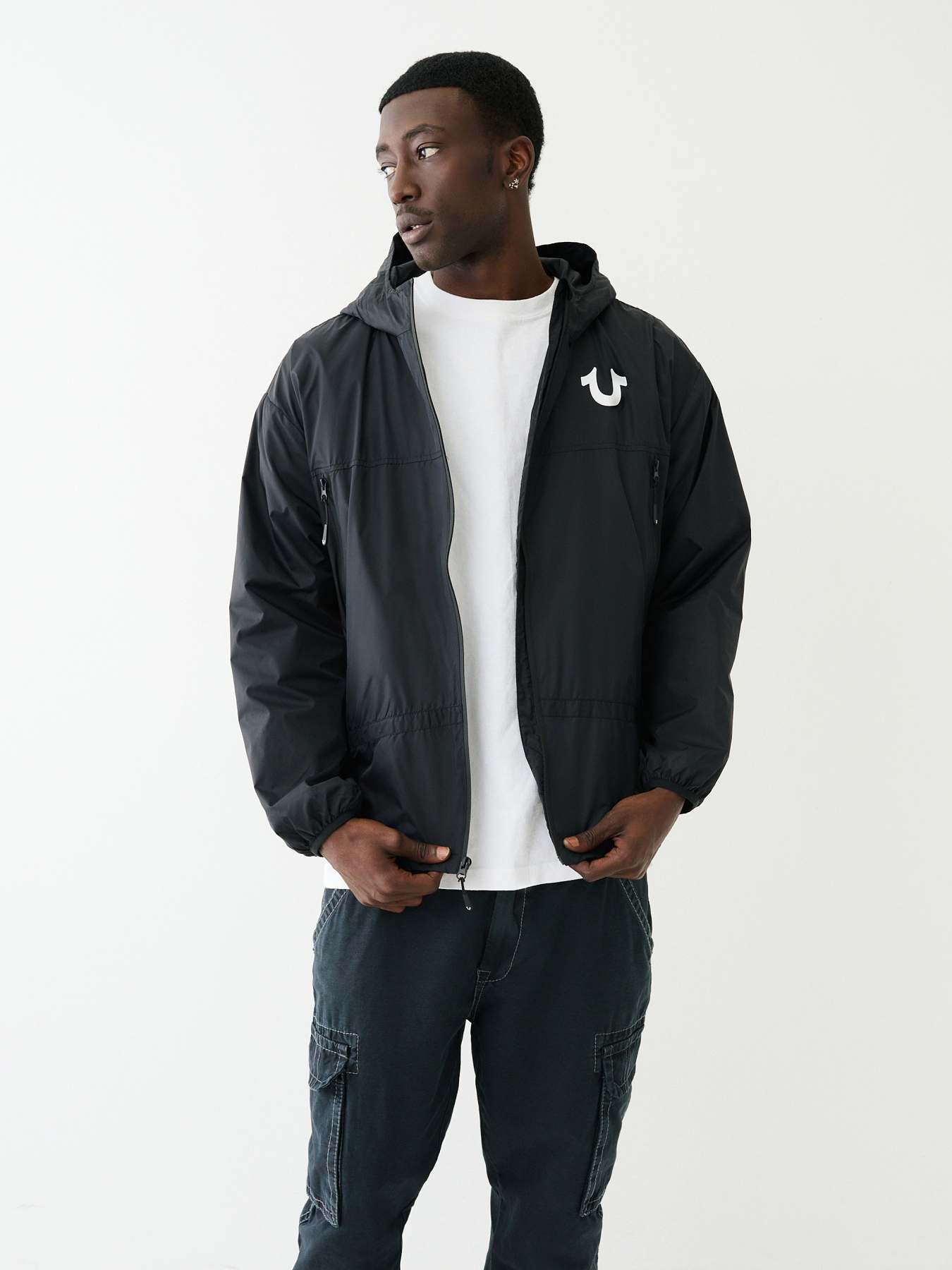 Windbreaker logo on sale