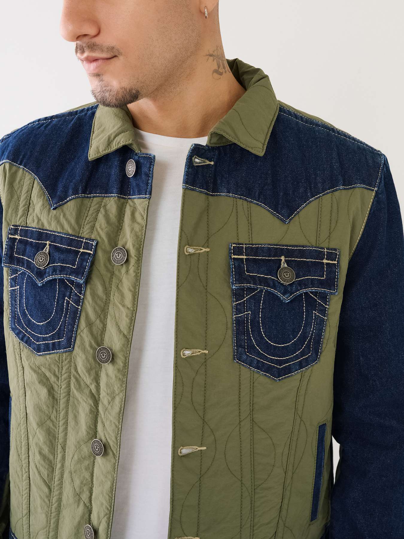 QUILTED JIMMY DENIM JACKET