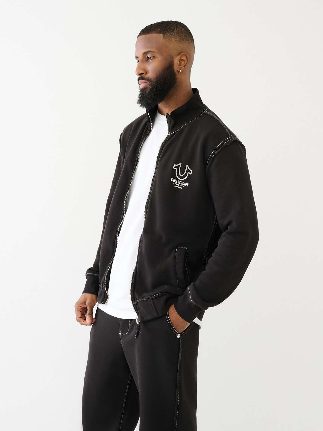 TR LOGO BIG T TRACK JACKET