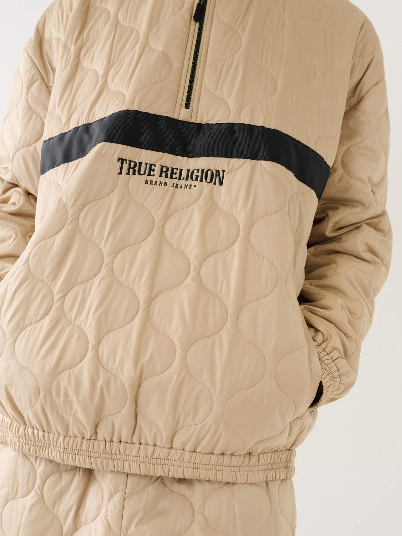 True religion quilted outlet puffer jacket