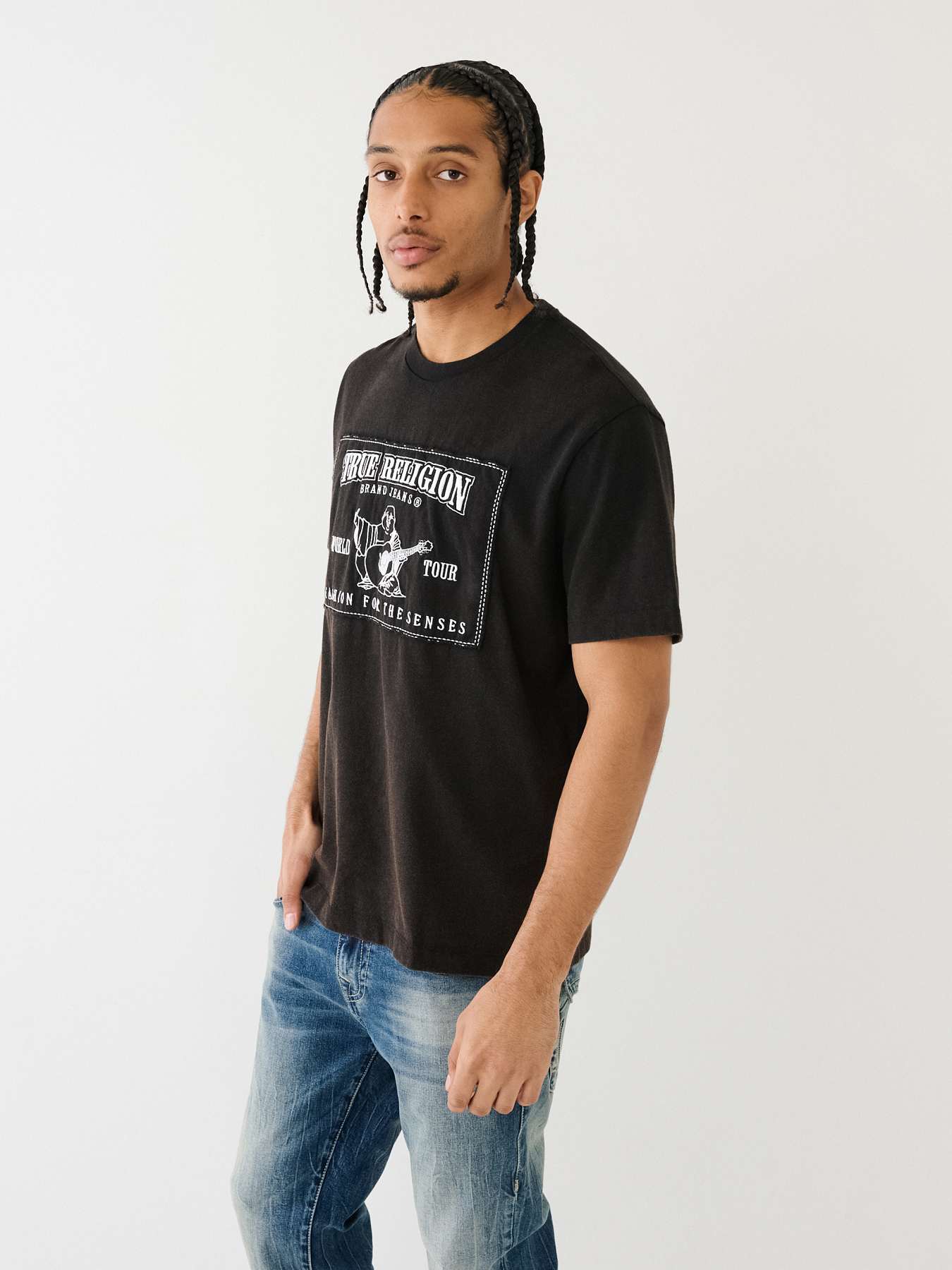 VINTAGE WORLD TOUR APPLIQUE TEE , image 4