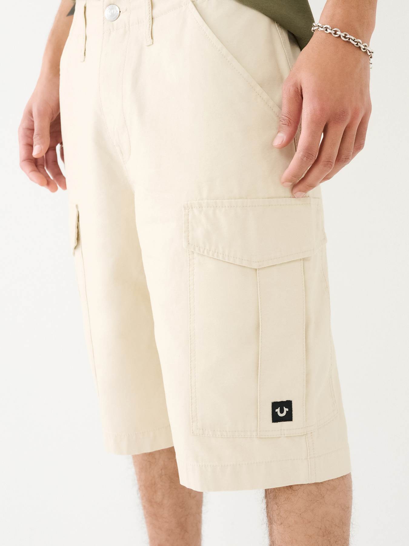 True religion khaki shorts cheap
